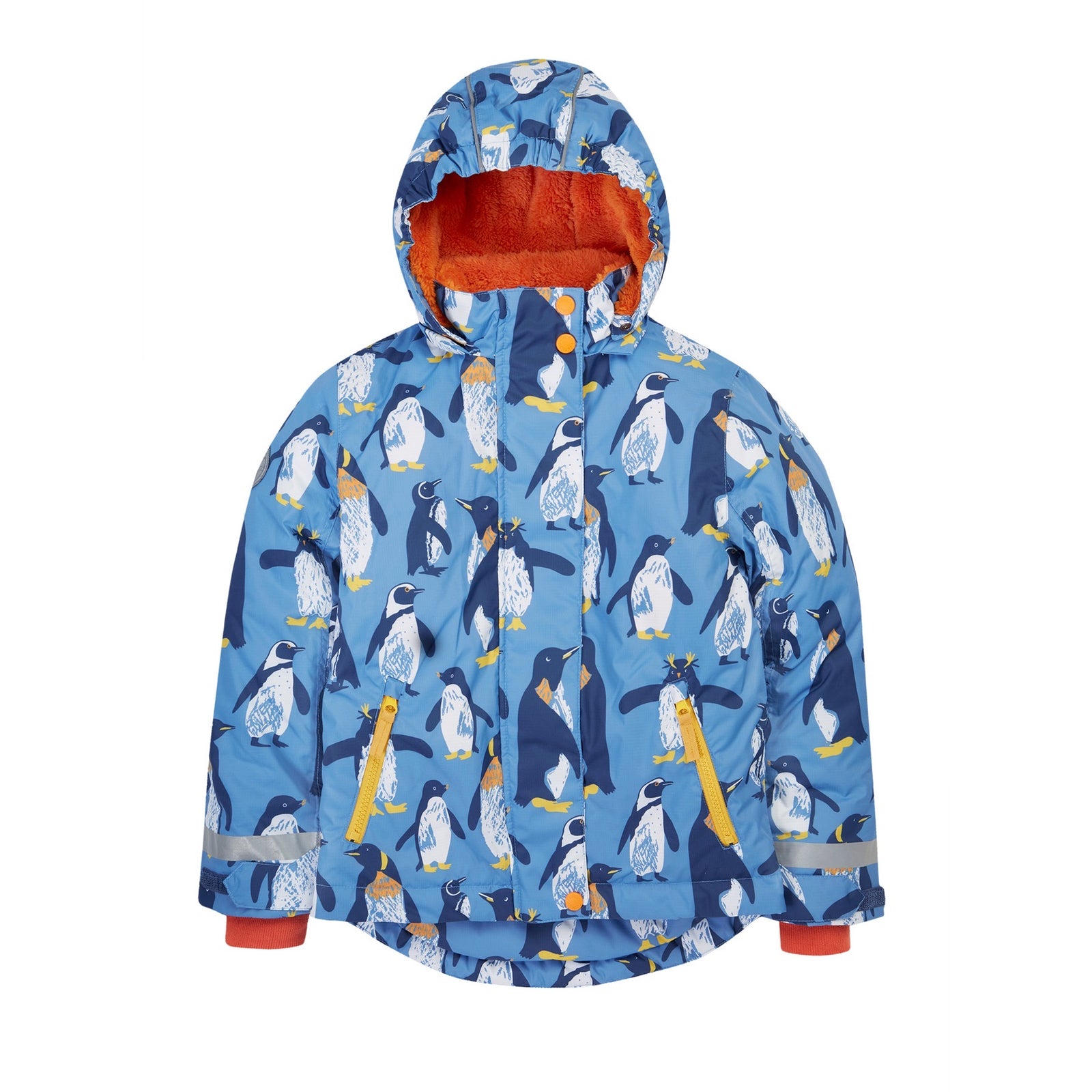 Frugi Snow And Ski Coat Penguin Waddle Clothing 4-5YRS / Blue,5-6YRS / Blue,6-7YRS / Blue,7-8YRS / Blue,8-9YRS / Blue