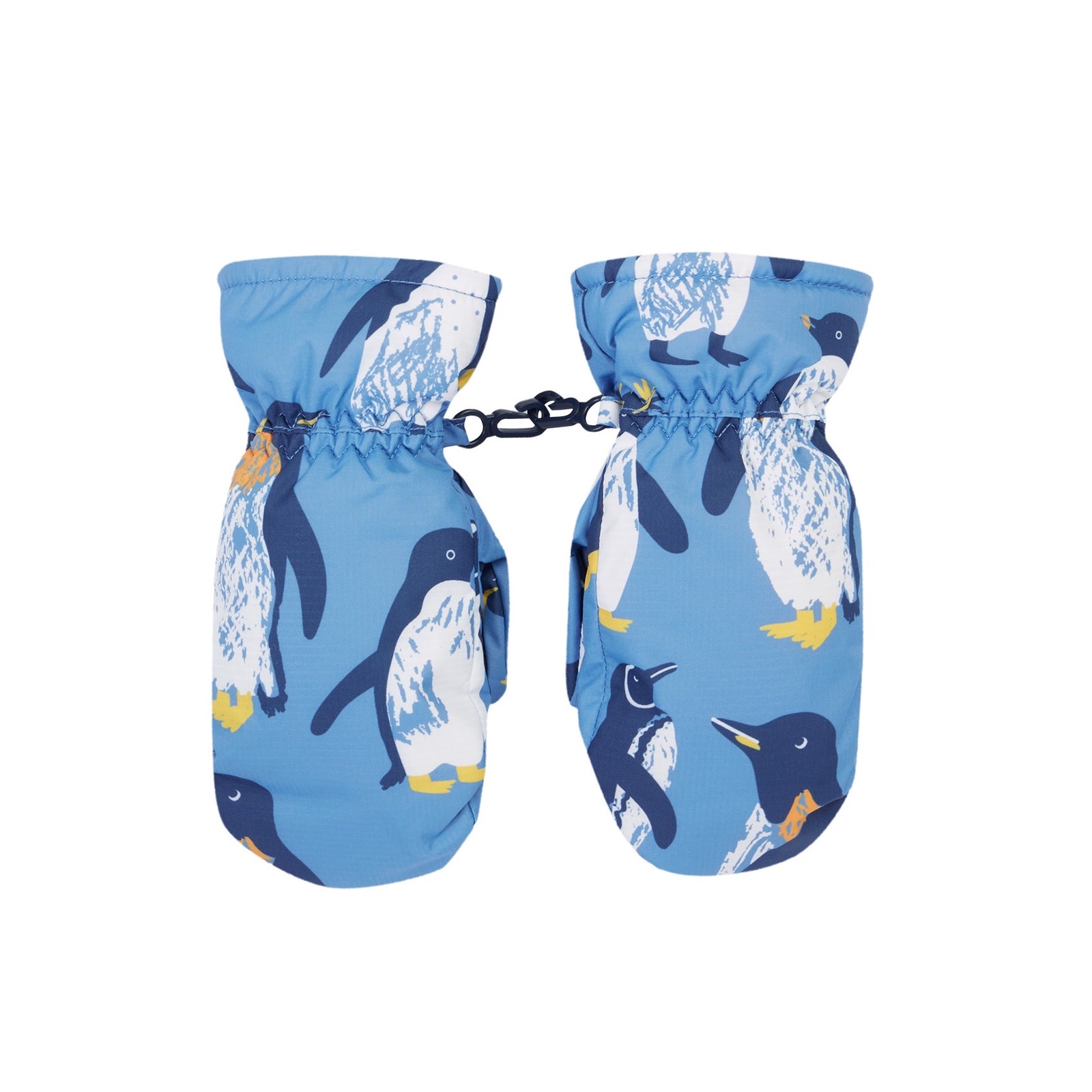 Frugi Snow And Ski Mitten Penguin Clothing 2-4YRS / Blue,4-6YRS / Blue,6-8YRS / Blue