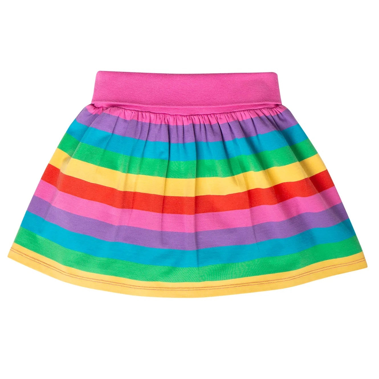 Frugi Spring Striped Skort Mm3cd Clothing 3-4YRS / Multi,4-5YRS / Multi,5-6YRS / Multi,6-7YRS / Multi,7-8YRS / Multi,8-9YRS / Multi