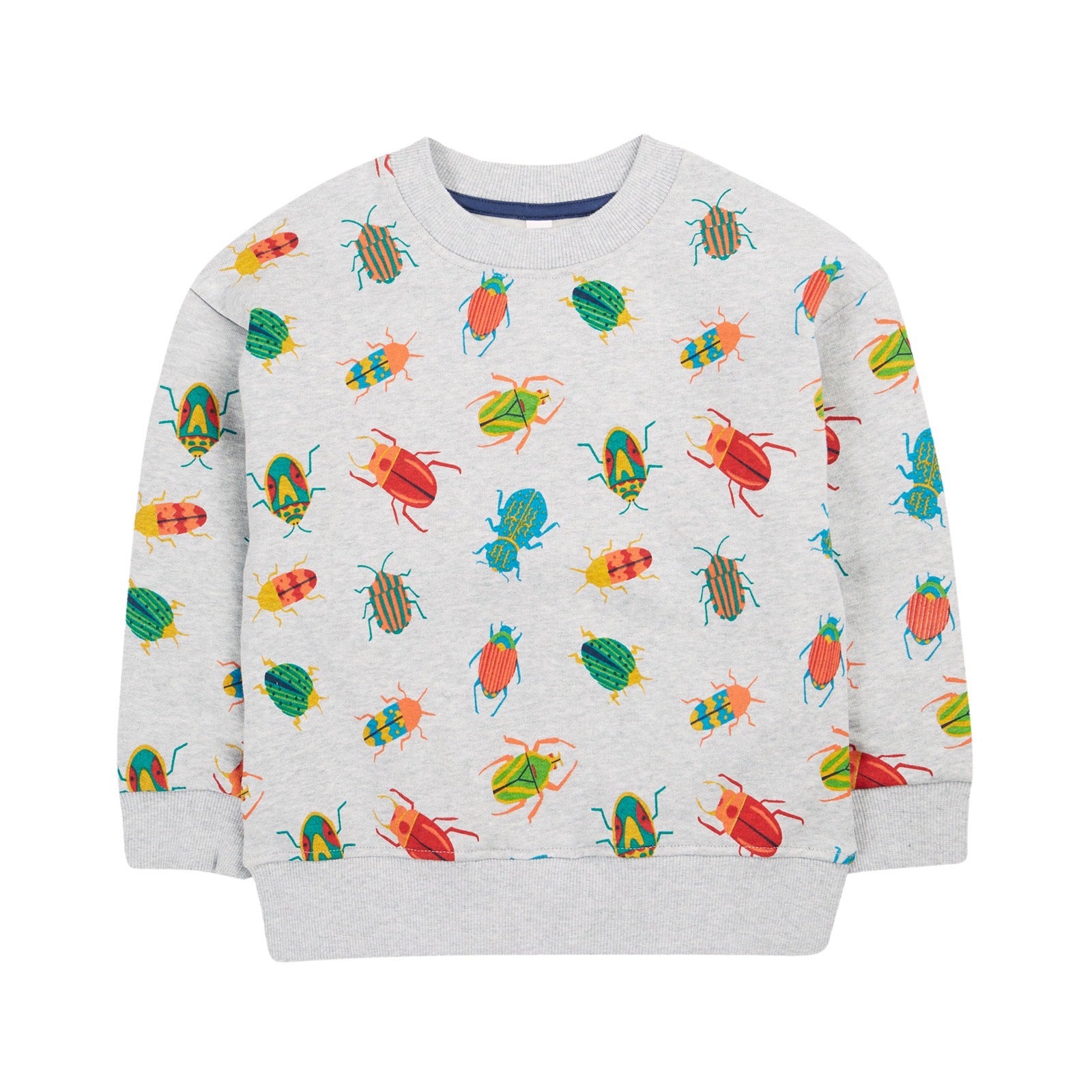 Frugi Superb Sweatshirt Bright Beetles Clothing 2-3YRS / Multi,3-4YRS / Multi,4-5YRS / Multi,5-6YRS / Multi,6-7YRS / Multi,7-8YRS / Multi