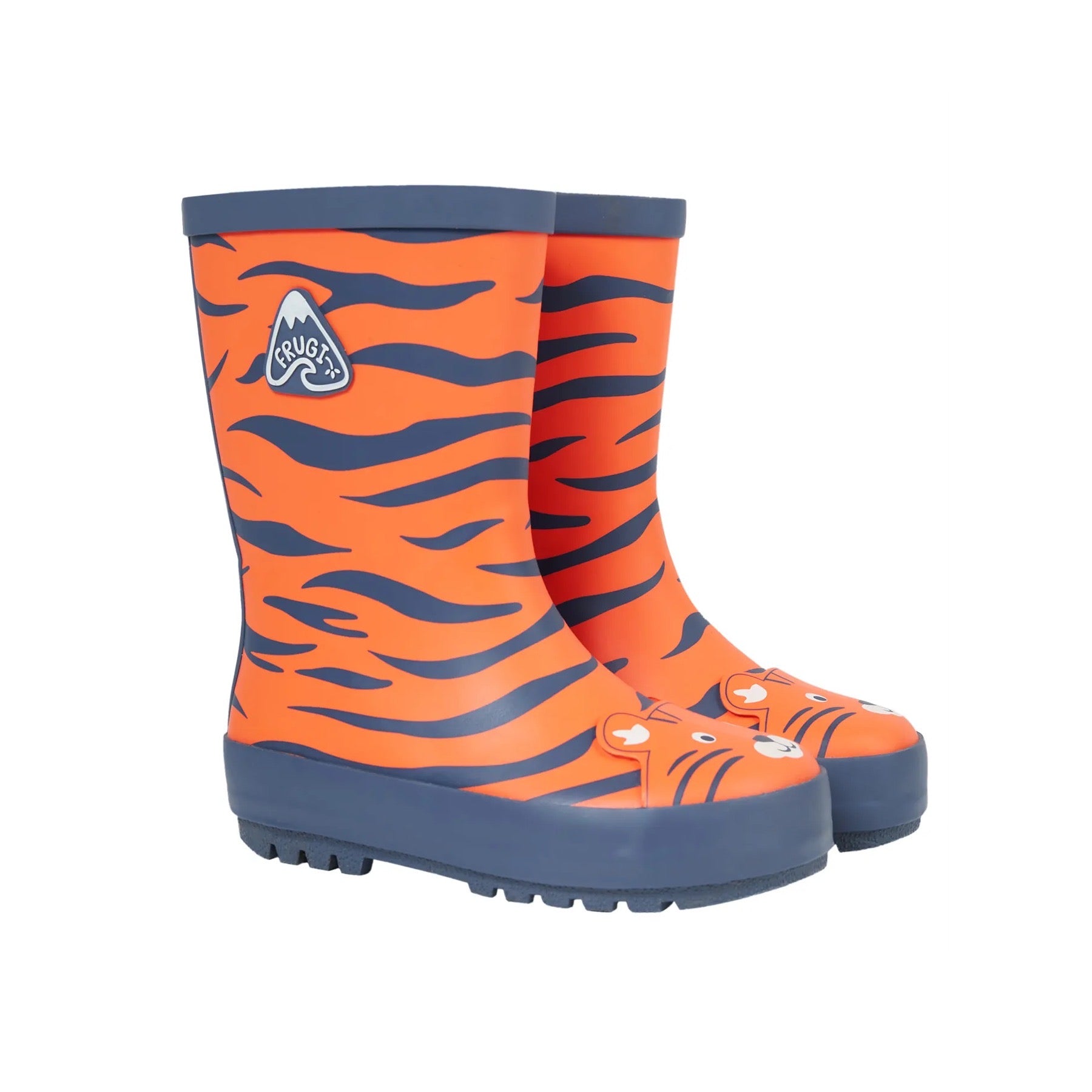 Frugi Wellingtons Tiger Footwear UK4 INFANT / Orange,UK5 INFANT / Orange,UK6 INFANT / Orange,UK7 INFANT / Orange,UK8 INFANT / Orange,UK9 KIDS / Orange