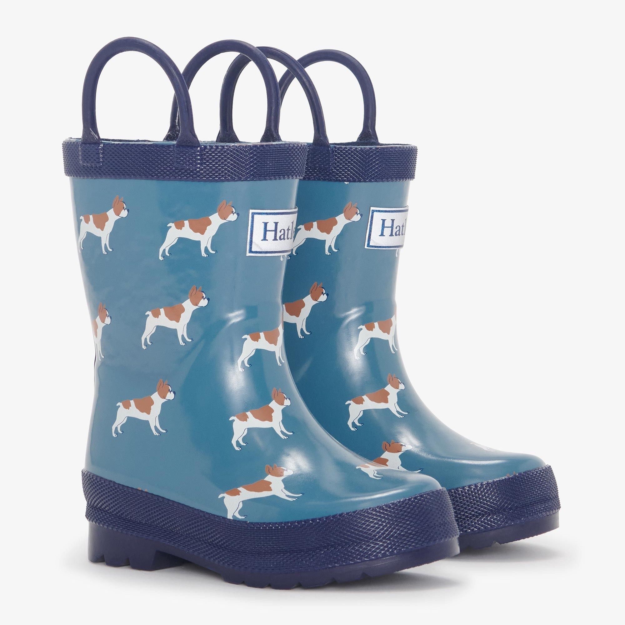 Hatley Blue Bulldogs Pre-School Wellingtons F24bbt1577 Footwear UK5 INFANT / Blue,UK6 INFANT / Blue,UK7 INFANT / Blue,UK8 INFANT / Blue,UK9 KIDS / Blue