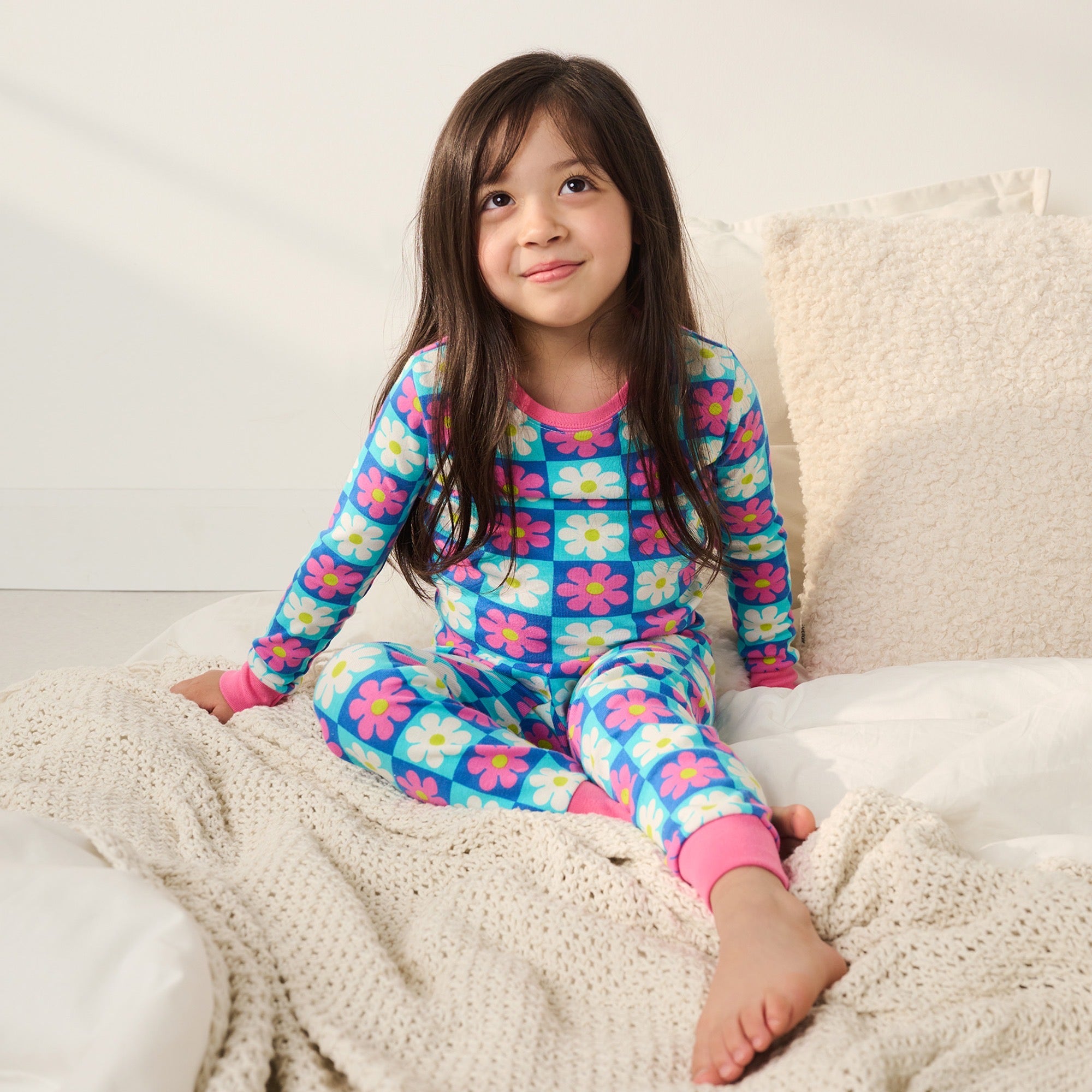 Hatley Check Daisy Pj Set F24pdk204o Clothing 4YRS / Multi,5YRS / Multi,6YRS / Multi,7YRS / Multi,8YRS / Multi,10YRS / Multi