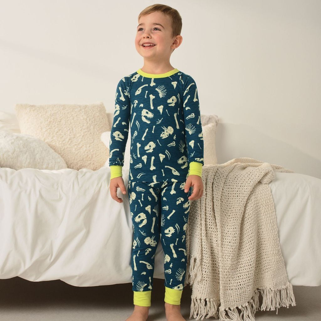 Hatley Dino Fossils Pj Set F24dfk1789 Clothing 2YRS / Blue,3YRS / Blue,4YRS / Blue,5YRS / Blue,6YRS / Blue,7YRS / Blue,8YRS / Blue