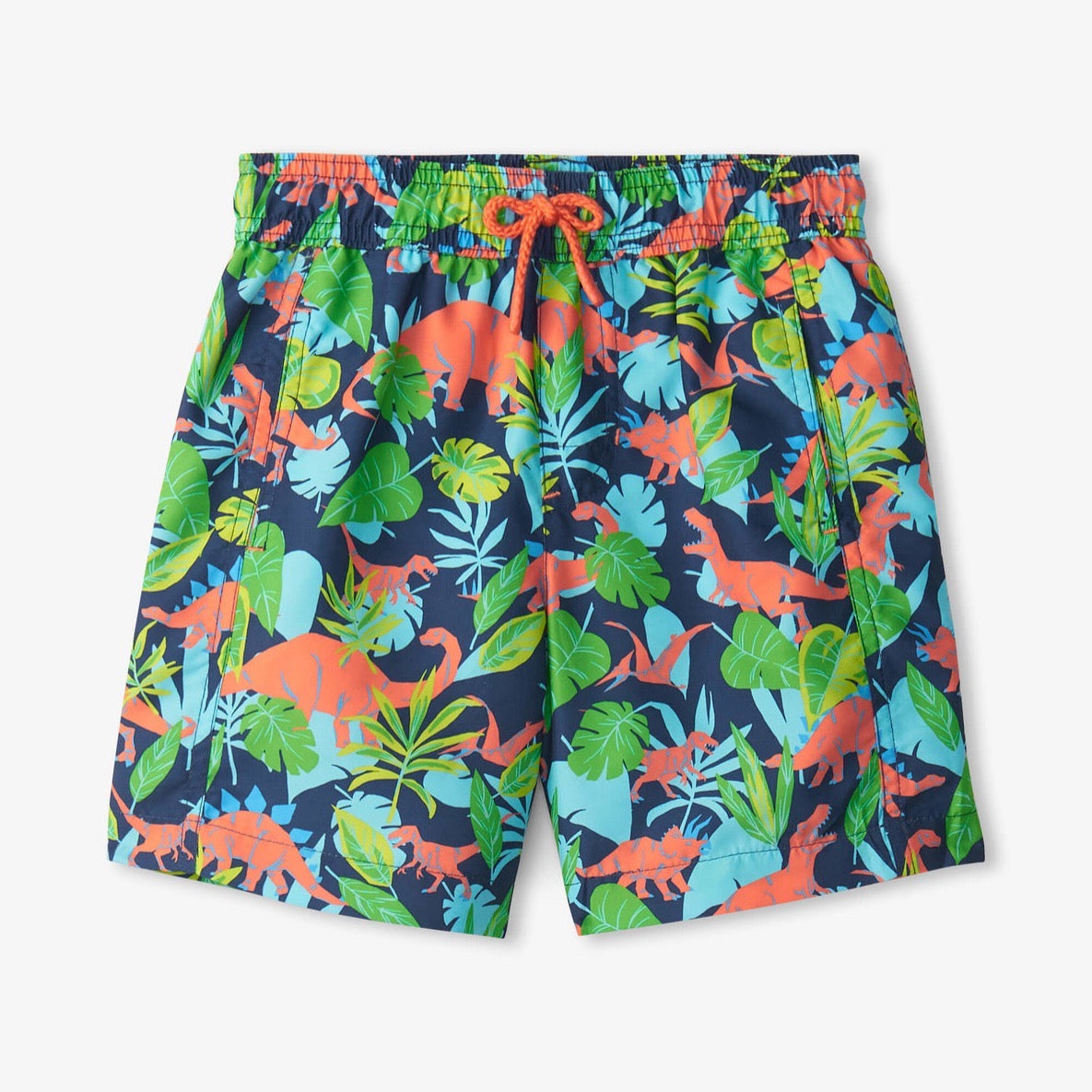 Hatley Dino Jungle Swim Shorts S24hdk809 Clothing 3YRS / Multi,4YRS / Multi,5YRS / Multi,6YRS / Multi,7YRS / Multi,8YRS / Multi