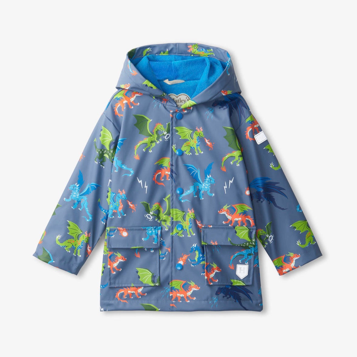 Hatley Dragon Realm Raincoat F23rdk1336 Clothing 2YRS / Multi,3YRS / Multi,4YRS / Multi,5YRS / Multi,6YRS / Multi,7YRS / Multi