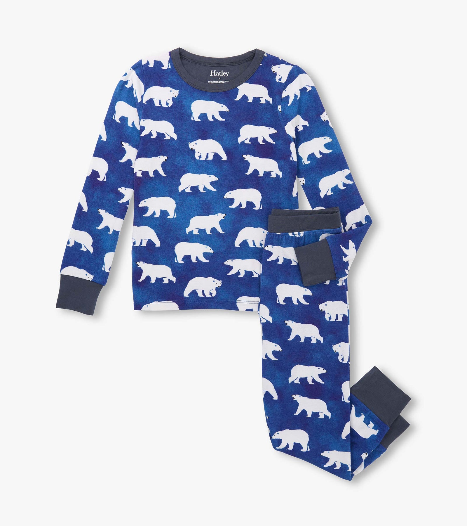 Hatley Midnight Polar Bear Pj Set Clothing 3YRS / Blue,4YRS / Blue,5YRS / Blue,6YRS / Blue,7YRS / Blue,8YRS / Blue,10YRS / Blue,12YRS / Blue