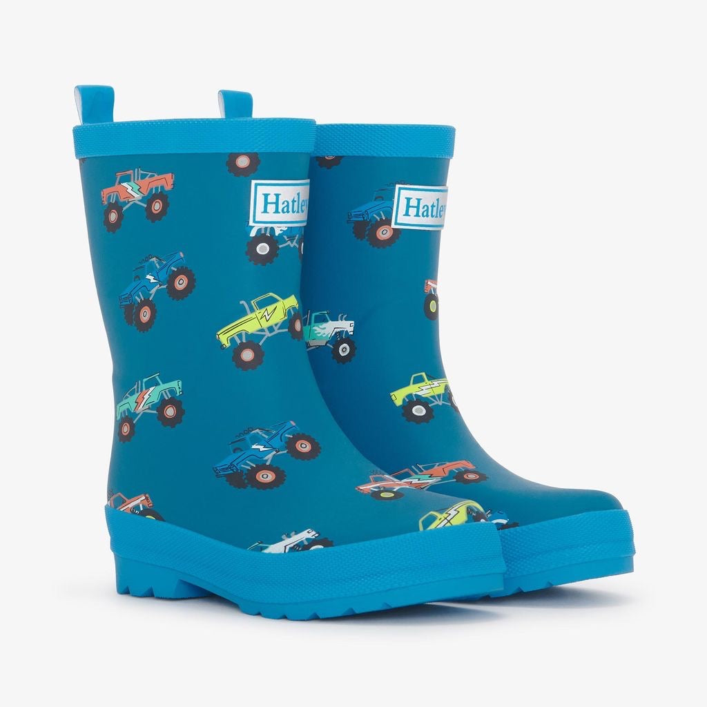 Hatley Monster Trucks Wellingtons F24mtk1367 Footwear UK8 INFANT / Blue,UK9 KIDS / Blue,UK10 KIDS / Blue,UK11 KIDS / Blue,UK12 KIDS / Blue,UK13 KIDS / Blue,UK1 KIDS / Blue