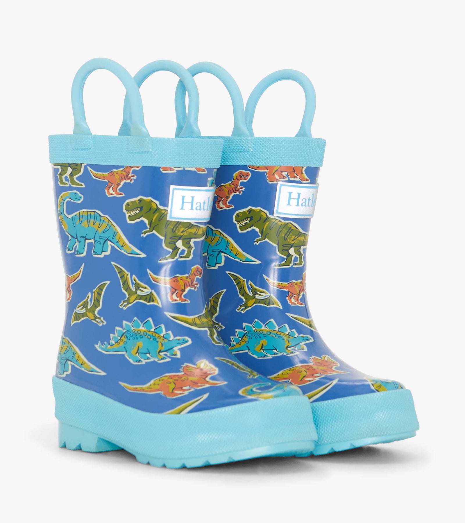 Hatley Pre-School Wellingtons Dino Roar Footwear UK5 INFANT / Blue,UK6 INFANT / Blue,UK7 INFANT / Blue,UK8 INFANT / Blue