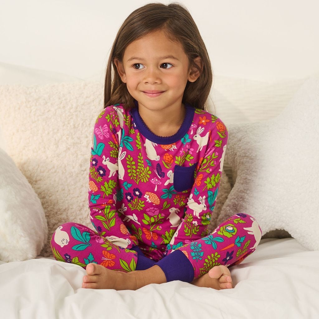 Hatley Storybook Bunnies Pj Set F24sbk1765 Clothing 2YRS / Fuchsia,3YRS / Fuchsia,4YRS / Fuchsia,5YRS / Fuchsia,6YRS / Fuchsia,7YRS / Fuchsia,8YRS / Fuchsia,10YRS / Fuchsia