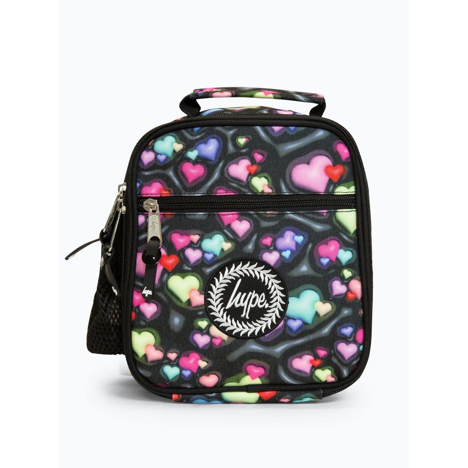 hype pink holographic lunch bag