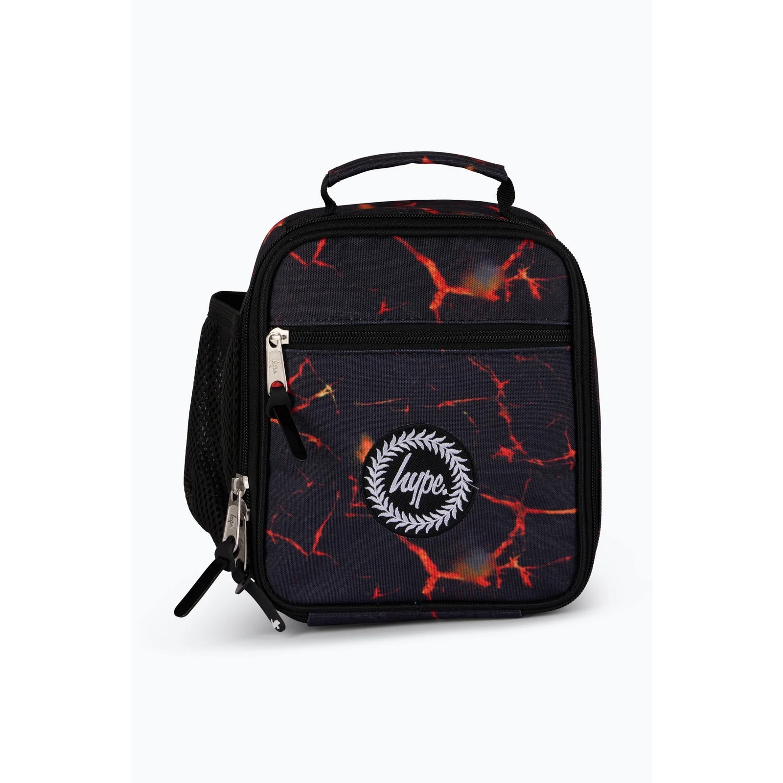 Hype Black Lava Print Lunch Bag Accessories ONE SIZE / Black