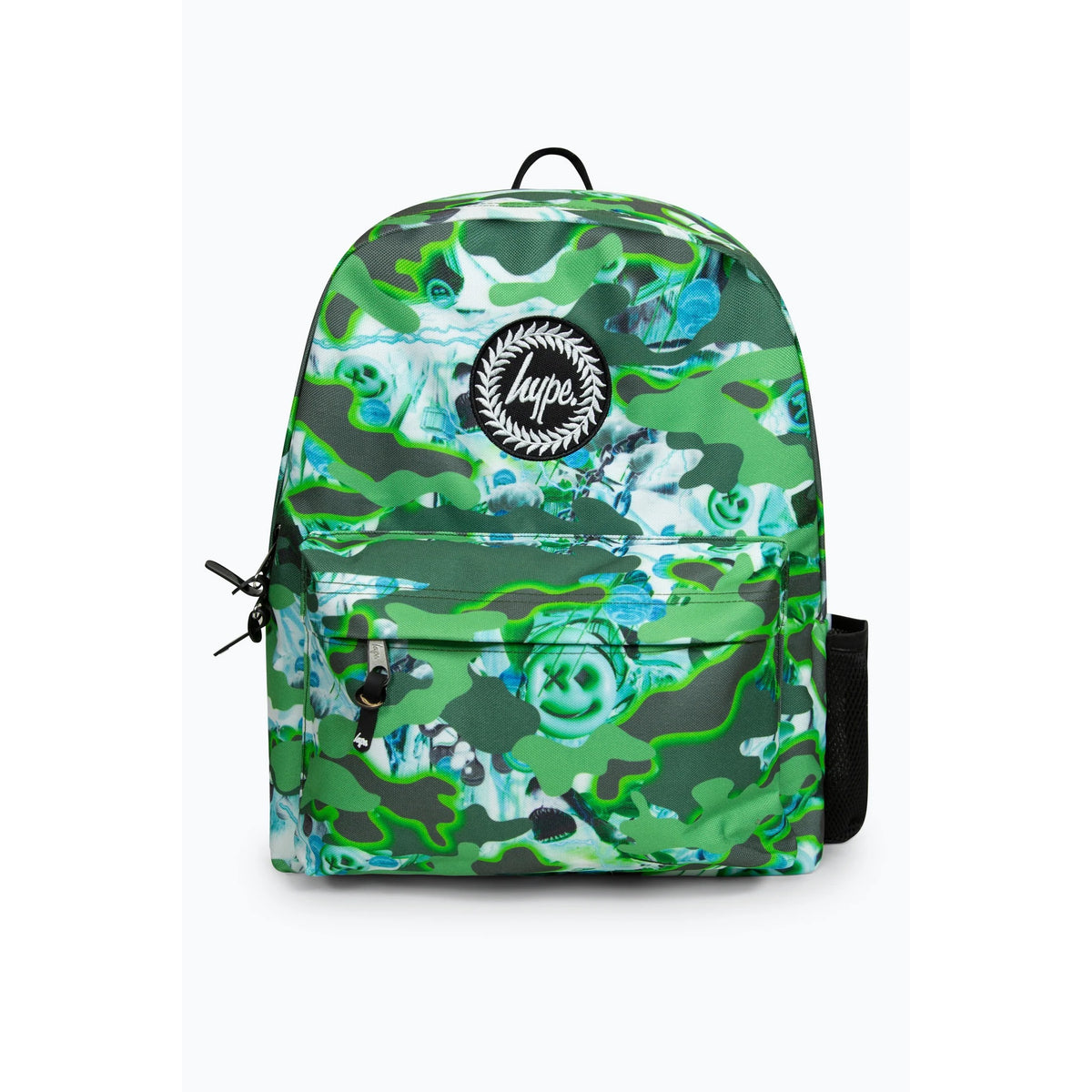 Hype Green Shark Smile Camo Backpack Accessories ONE SIZE / Green