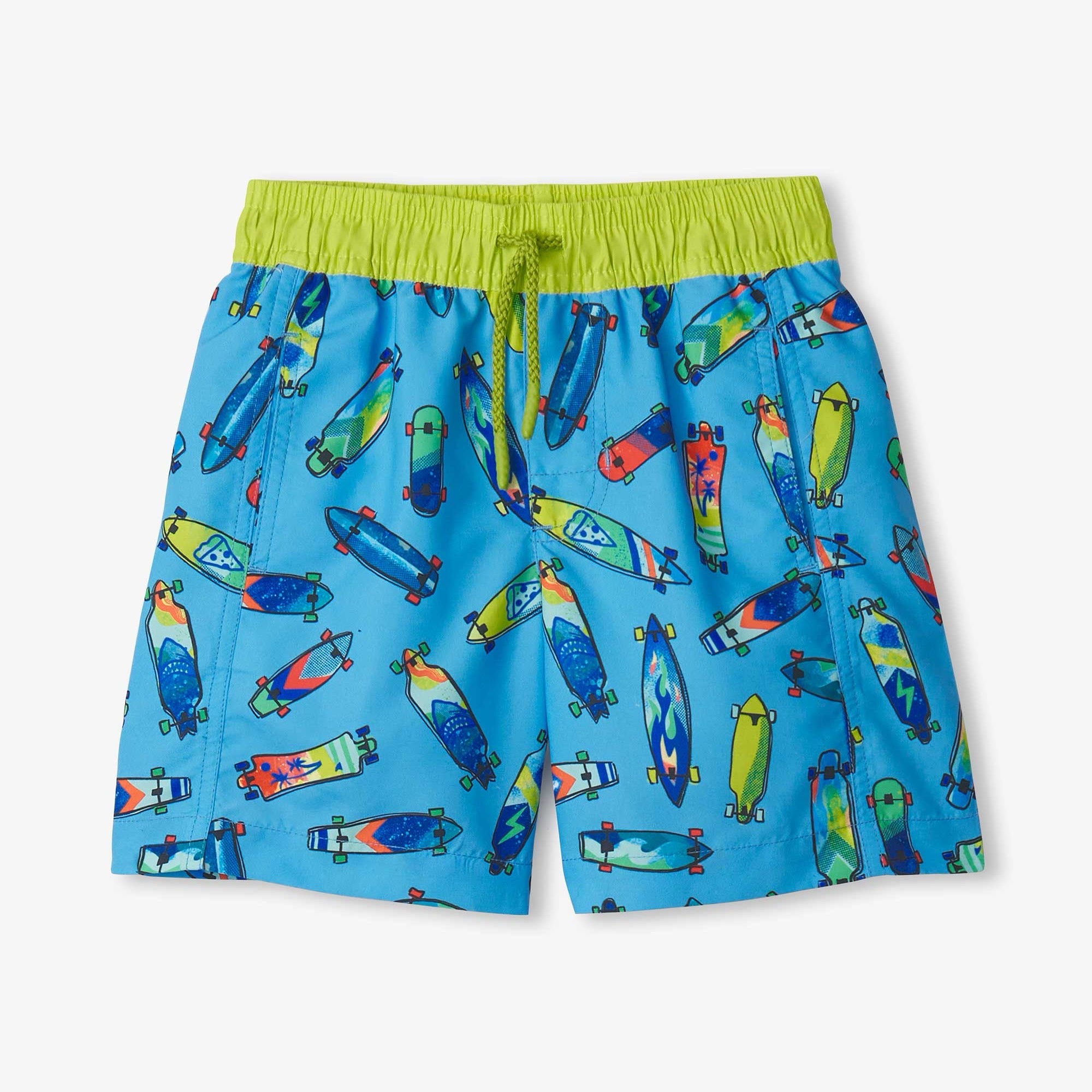 Hatley Long Board Swim Trunks S25lbk809 Clothing 6YRS / Blue,7YRS / Blue,8YRS / Blue,10YRS / Blue