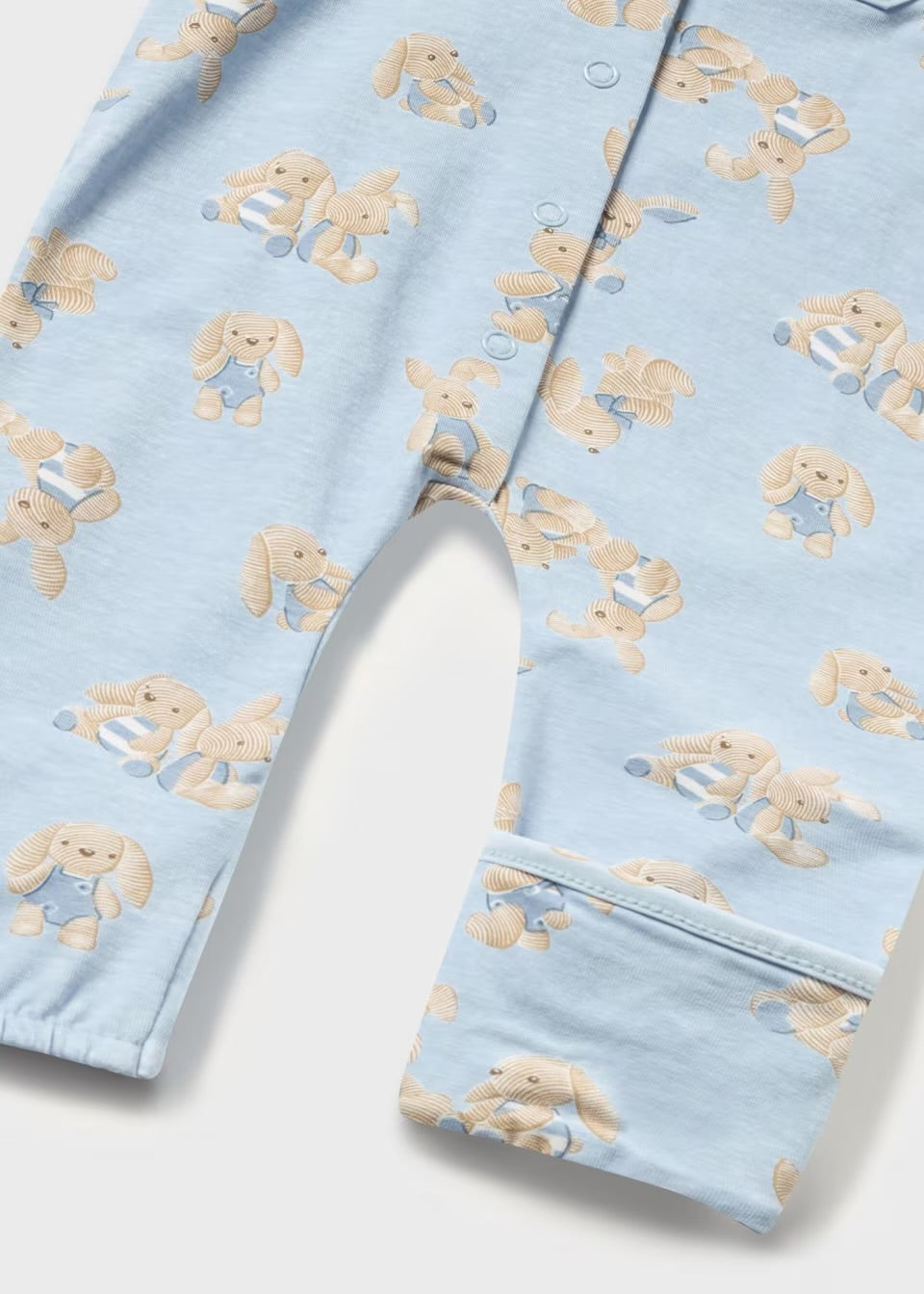 Mayoral Baby Boys Bunny Sleepsuit 1707 Blue Clothing 0-1M / Blue,1-2M / Blue,2-4M / Blue,4-6M / Blue,6-9M / Blue