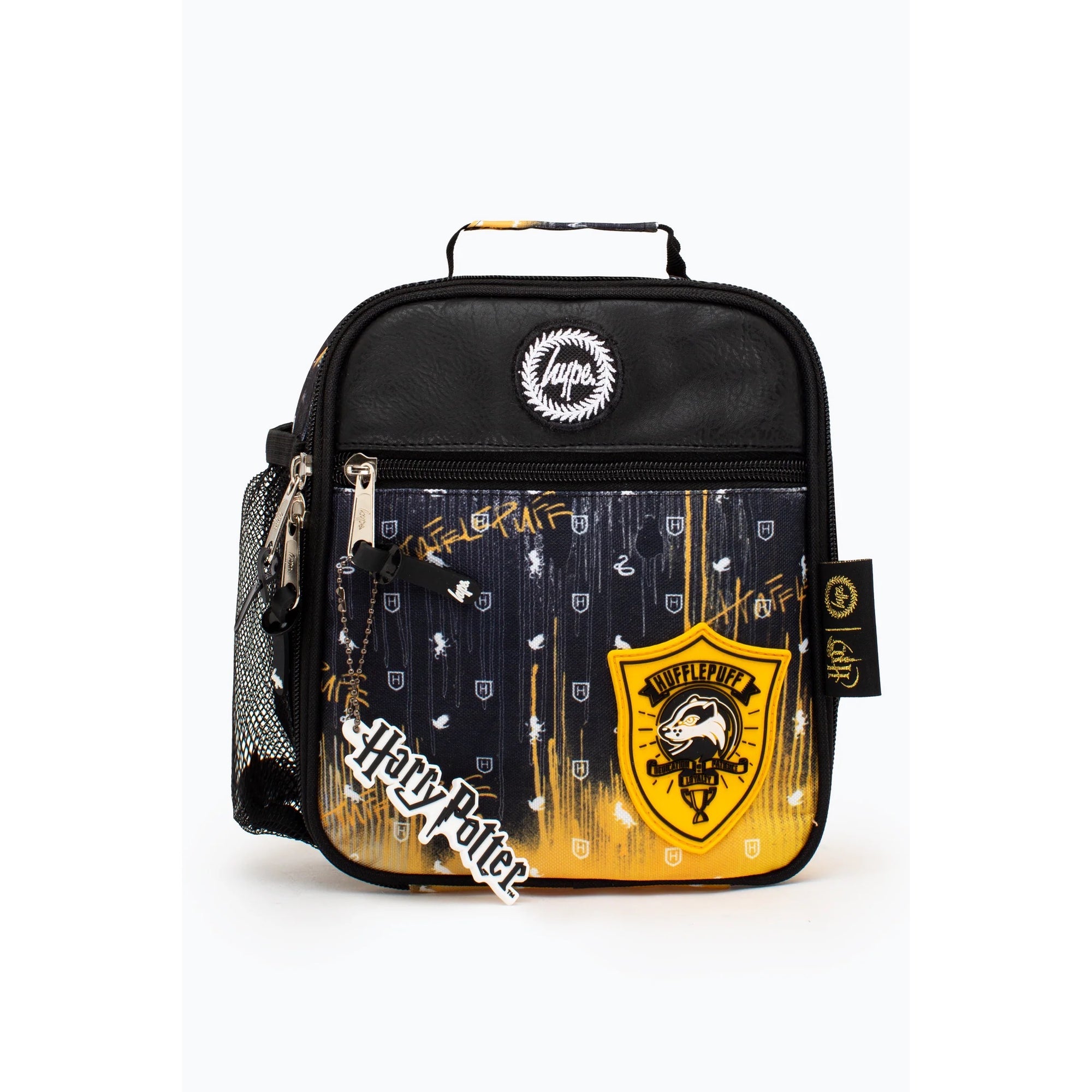Hype Harry Potter Hufflepuff Lunchbag Hypbts-033 Accessories ONE SIZE / Black