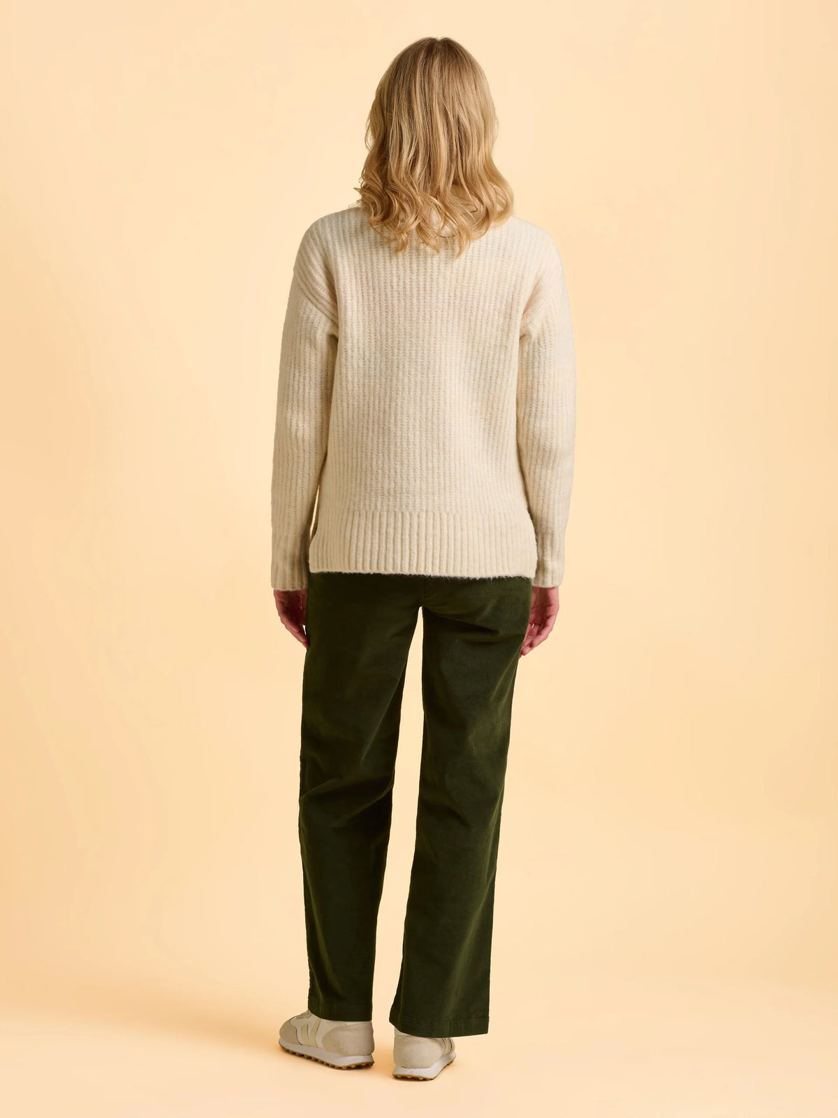 Brakeburn Womens Untamed Quarter Zip Jumper Cream Clothing UK8 / Cream,UK10 / Cream,UK12 / Cream,UK14 / Cream,UK16 / Cream