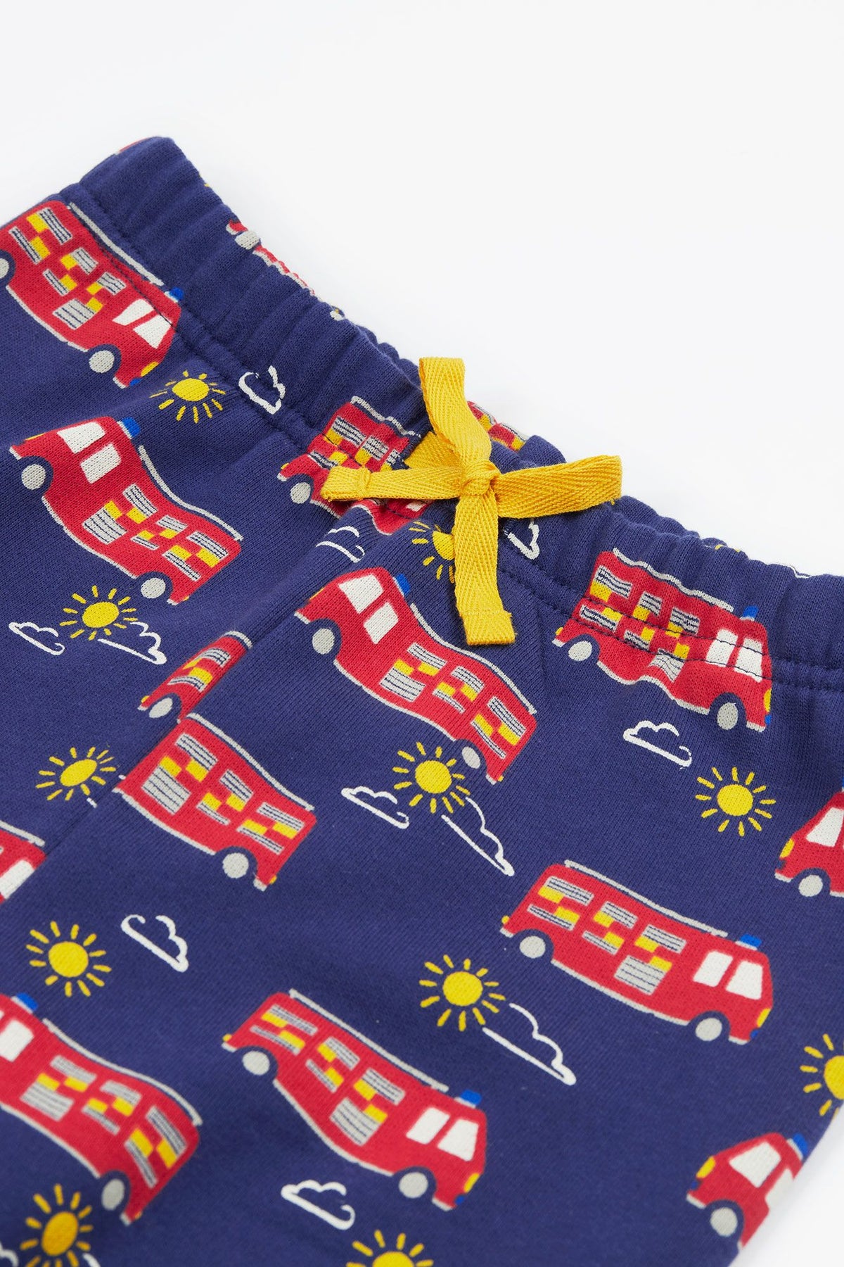 Frugi Infant Snuggle Crawlers Fire Engine Clothing 3-6M / Navy,6-9M / Navy,9-12M / Navy,12-18M / Navy,18-24M / Navy