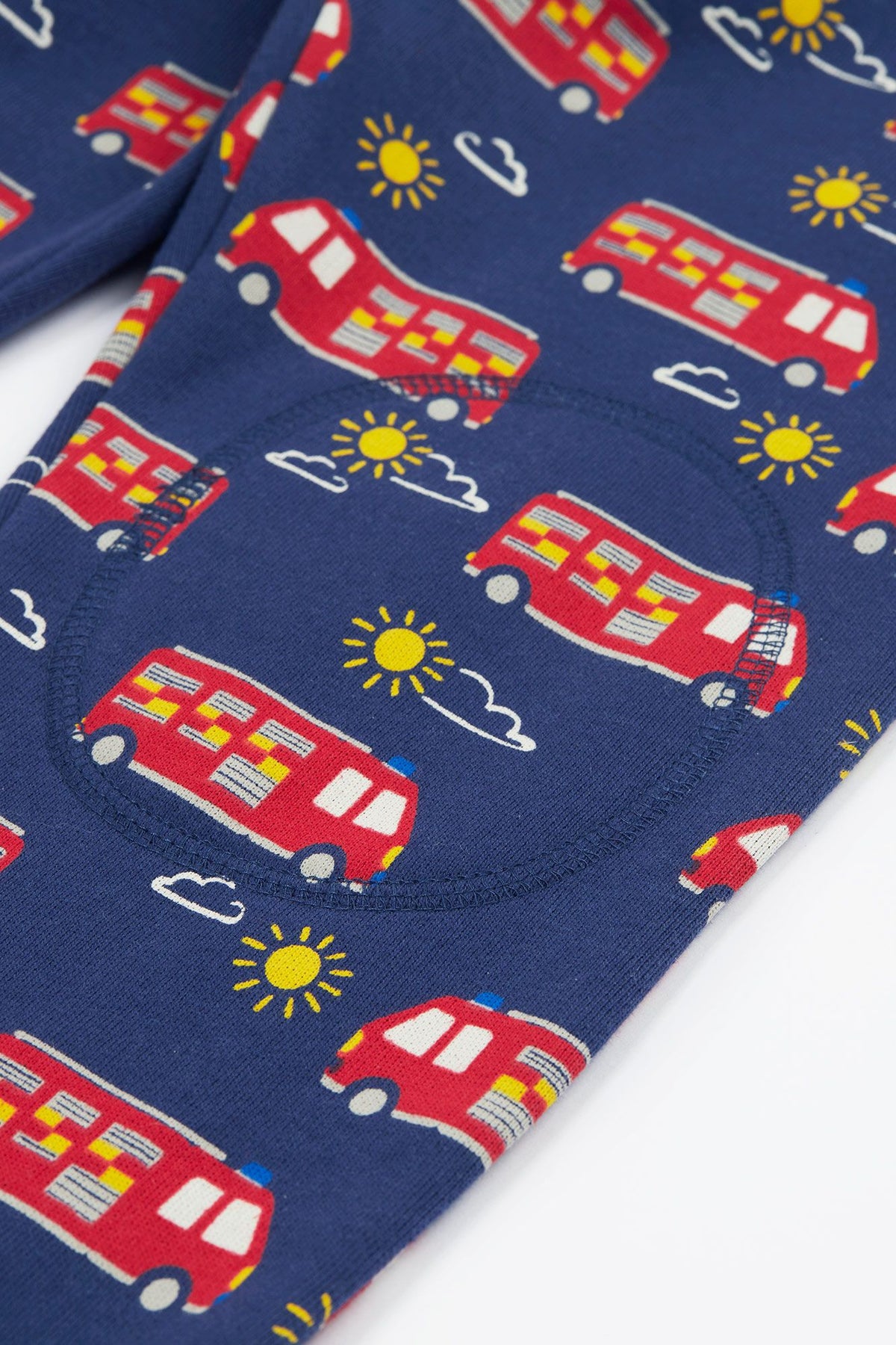 Frugi Kids Snuggle Crawlers Fire Engine Clothing 2-3YRS / Navy,3-4YRS / Navy,4-5YRS / Navy,5-6YRS / Navy,6-7YRS / Navy