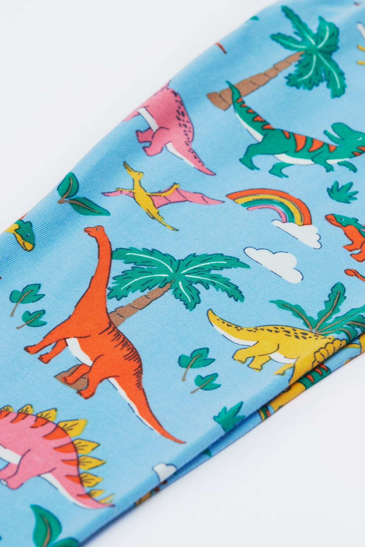 Frugi Libby Leggings Blue Dinoland Clothing 2-3YRS / Blue,3-4YRS / Blue,4-5YRS / Blue,5-6YRS / Blue,6-7YRS / Blue