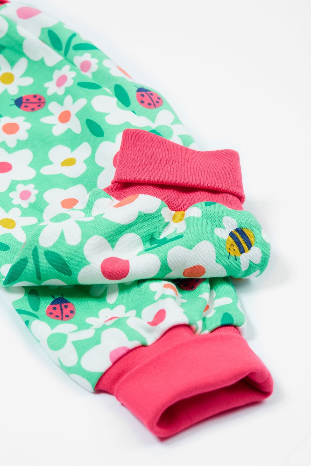 Frugi Parsnip Pants Aqua Busy Bugs Clothing 3-6M / Aqua,6-9M / Aqua,9-12M / Aqua,12-18M / Aqua