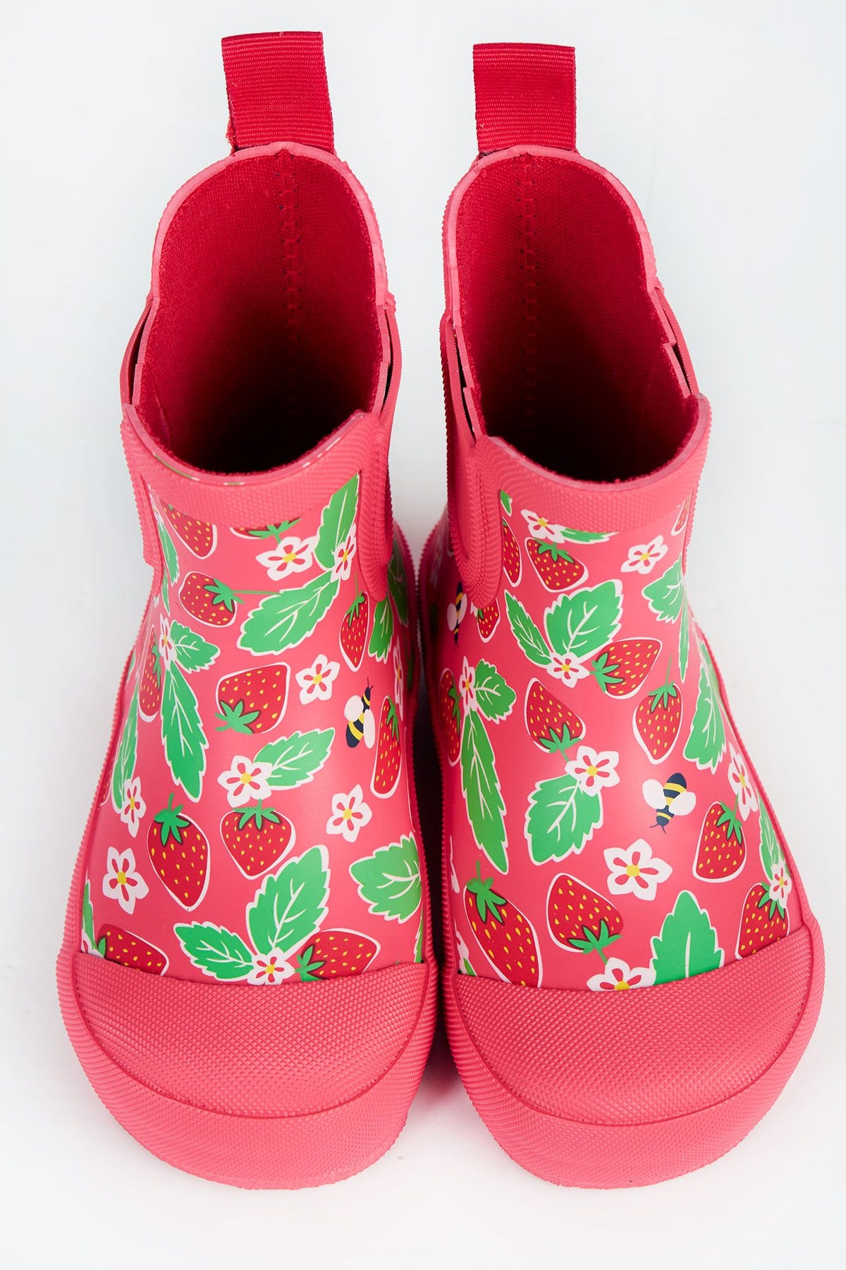 Frugi Short Wellingtons Strawberries Footwear UK4 INFANT / Strawberry,UK5 INFANT / Strawberry,UK6 INFANT / Strawberry,UK7 INFANT / Strawberry,UK8 INFANT / Strawberry,UK9 KIDS / Strawberry,UK10 KIDS / Strawberry,UK11 KIDS / Strawberry,UK12 KIDS / Strawberry