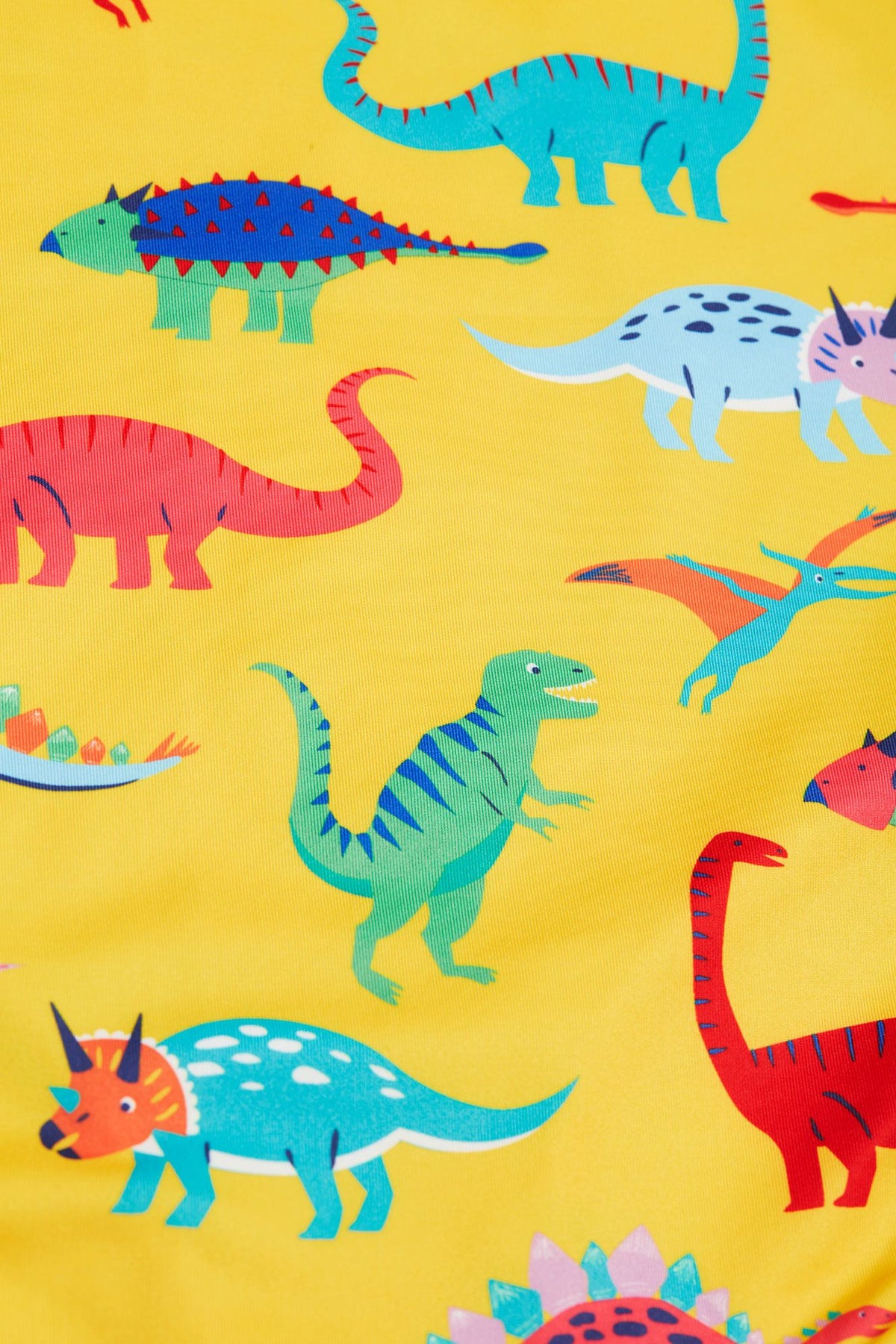 Frugi Ruby Swimsuit Yellow Dino Roar Clothing 3-4YRS / Yellow,4-5YRS / Yellow,5-6YRS / Yellow,6-7YRS / Yellow