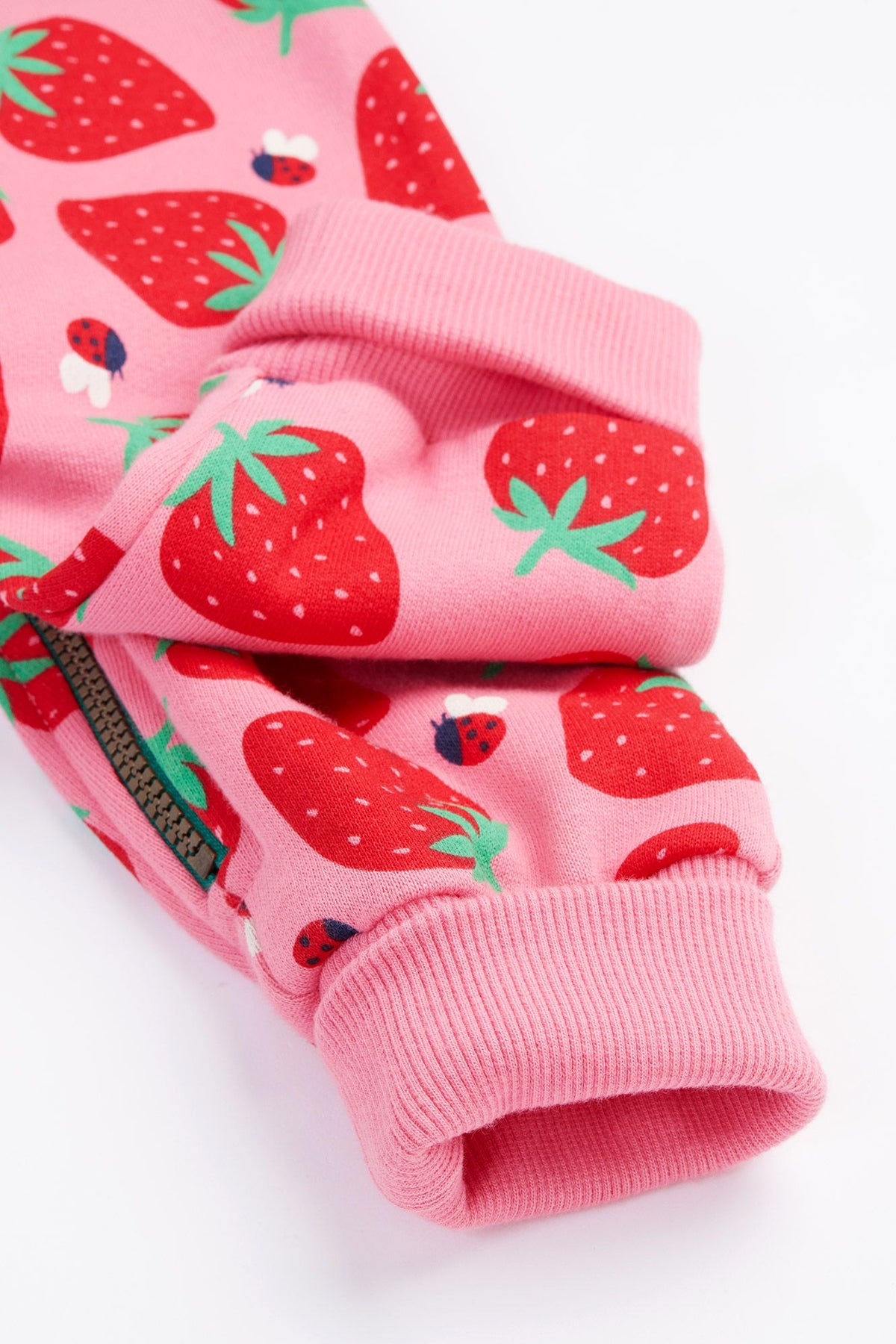 Frugi Strawberry Pals Snugglesuit Clothing 2-3YRS / Pink,3-4YRS / Pink,4-5YRS / Pink