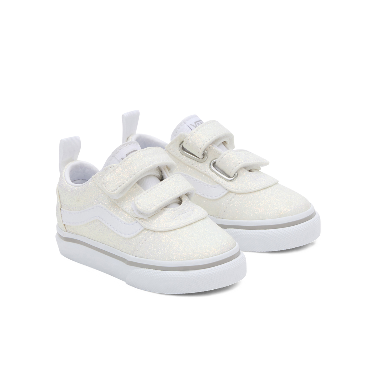 Vans Toddler Ward Shoes Vn0a4btfcjd1 Glitter White Footwear UK4 INFANT / White,UK5 INFANT / White,UK6 INFANT / White,UK7 INFANT / White,UK8 INFANT / White,UK9 KIDS / White
