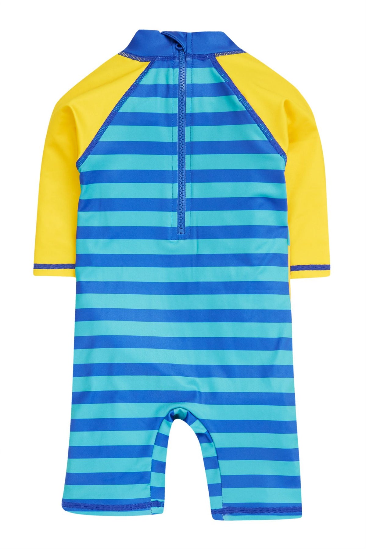 Frugi Sunsafe Infant Sunsuit Tropical Sea Dino Clothing 0-6M / Multi,6-12M / Multi,12-18M / Multi,18-24M / Multi,2-3YRS / Multi,3-4YRS / Multi