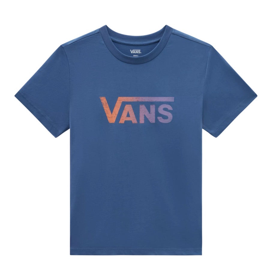 Vans Womens Drop T-Shirt Vn0a5hnmc451 Bijou Blue Clothing XS ADULT / Blue,SMALL ADULT / Blue,MEDIUM ADULT / Blue,LARGE ADULT / Blue