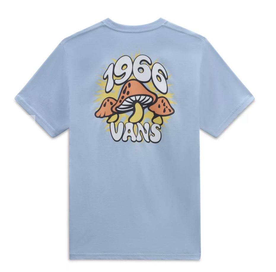 Vans Mens Mushroom T Shirt Vn000fkn6891 Pale Blue