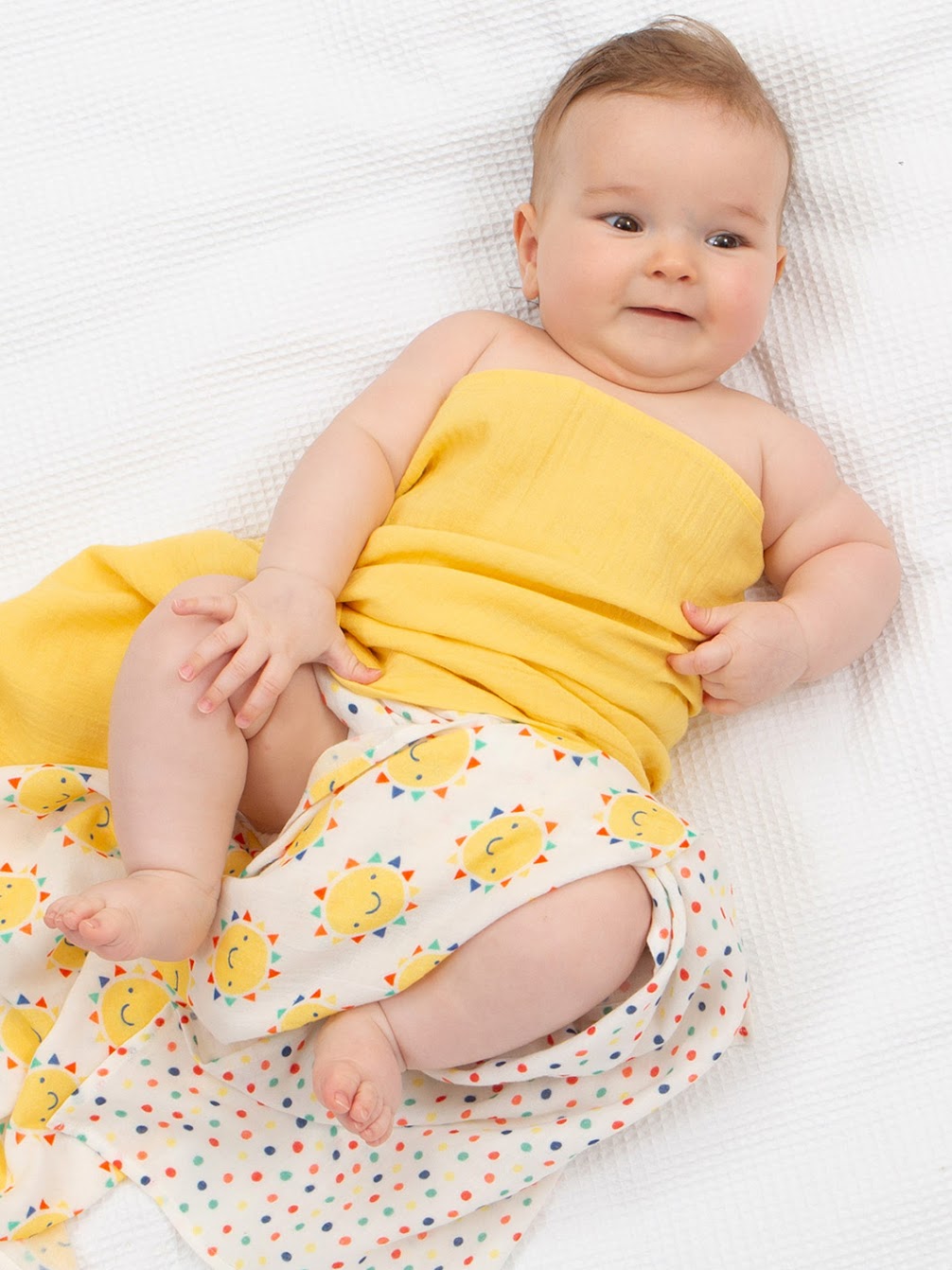 Kite 3 Pack Muslins Sunshine 1732 Accessories ONE SIZE / Yellow