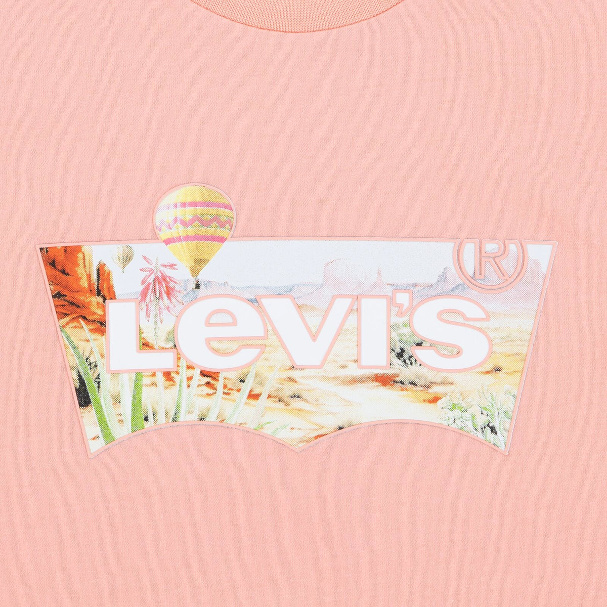 Levis Girls Hot Air Balloon T-Shirt 4Em638-Ajf Clothing 10YRS / Pink,12YRS / Pink,14YRS / Pink,16YRS / Pink