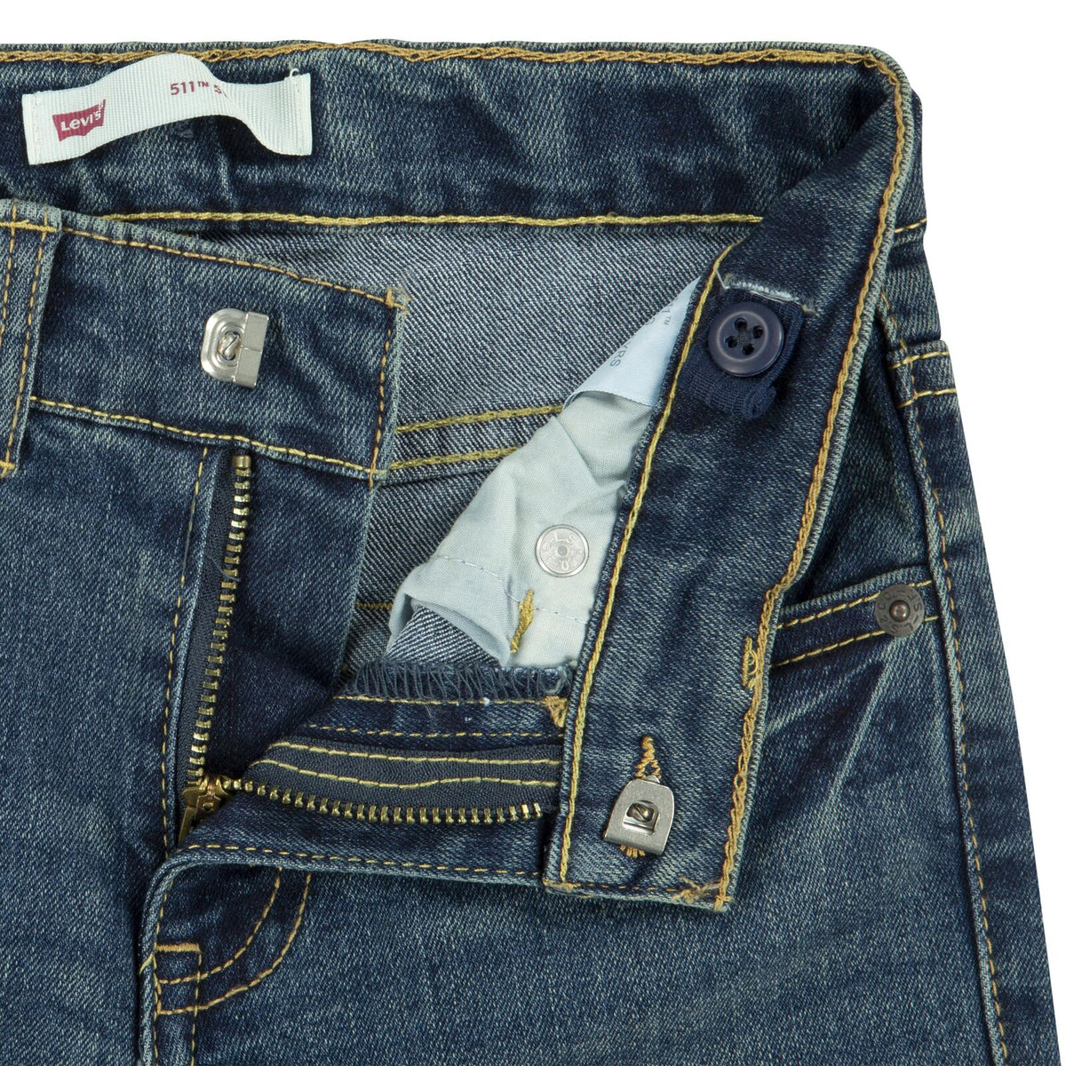 Levis Boys 511 Slim Fit Jeans 9E2006-M8n Clothing 12YRS / Dark Denim,14YRS / Dark Denim,16YRS / Dark Denim