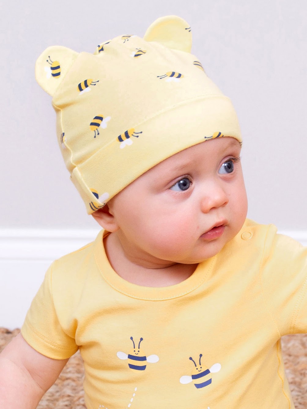 Kite Bumble Baby Hat 41-3121 Clothing 0-1M / Yellow,3-6M / Yellow