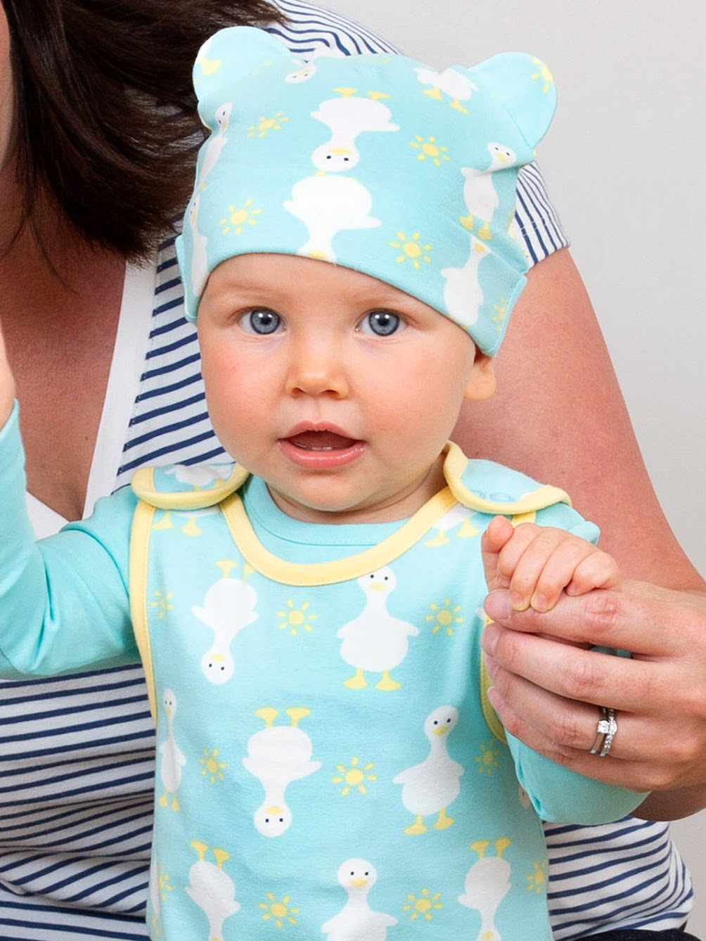 Kite Sunny Duck Baby Hat 41-3981 Clothing 0-1M / Aqua,3-6M / Aqua