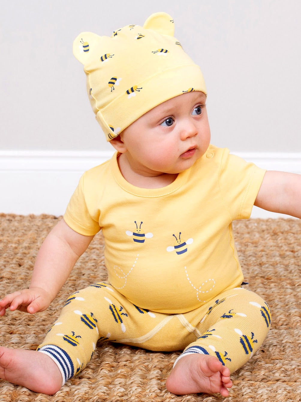 Kite Bumble Baby Hat 41-3121 Clothing 0-1M / Yellow,3-6M / Yellow