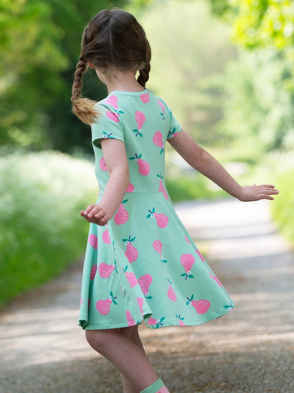 Kite Pear-Fect Skater Dress 9280 Clothing 3YRS / Green,4YRS / Green,5YRS / Green,6YRS / Green,7YRS / Green,8YRS / Green,9YRS / Green,10-11YRS / Green,12-13YRS / Green