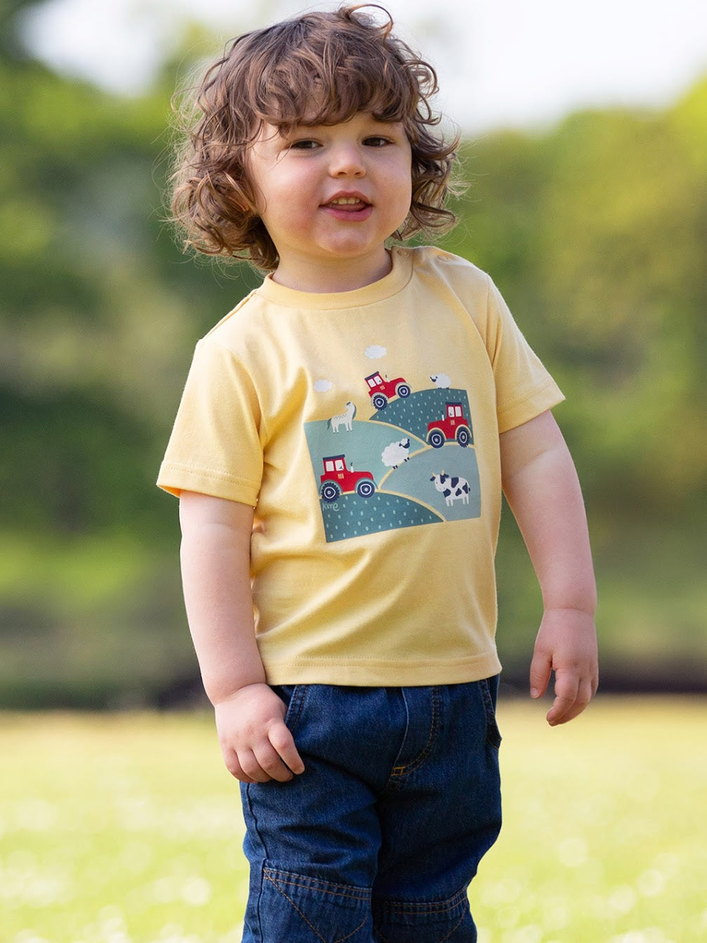 Kite Infant T-Shirt On The Farm 9297 Clothing 3-6M / Yellow,6-9M / Yellow,9-12M / Yellow,12-18M / Yellow,18-24M/2Y / Yellow,3YRS / Yellow,4YRS / Yellow