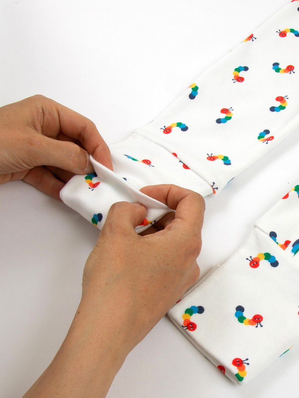 Kite Rainbow Caterpillar Baby Sleepsuit 41-8895 Clothing NEWBORN / White,0-1M / White,0-3M / White,3-6M / White,6-9M / White