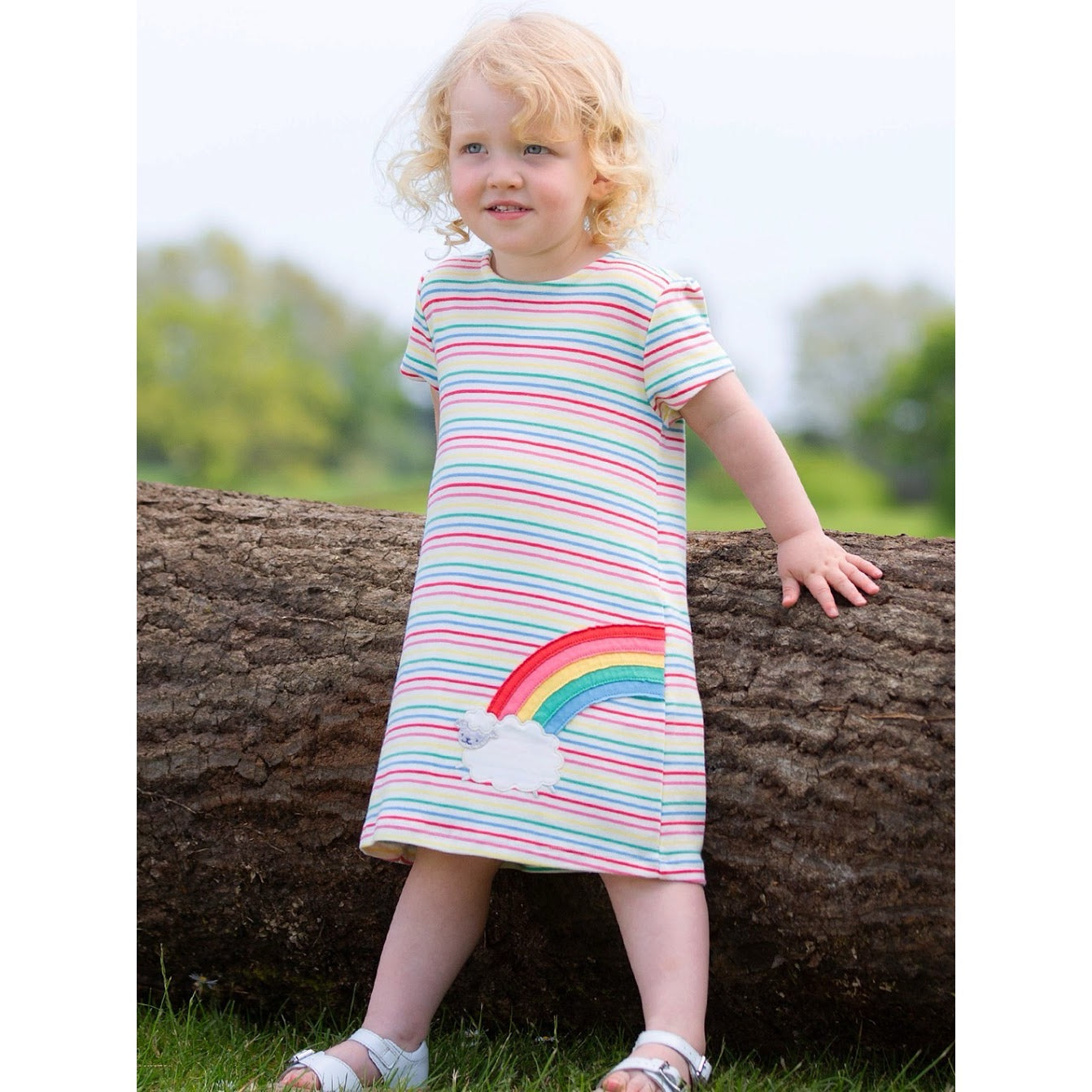 Kite Sheepy Rainbow Infant Dress 9391 Clothing 3-6M / Multi,6-9M / Multi,9-12M / Multi,12-18M / Multi,18-24M/2Y / Multi,3YRS / Multi,4YRS / Multi,5YRS / Multi,6YRS / Multi