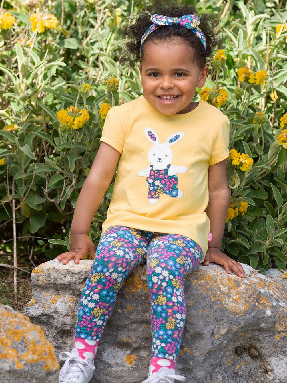 Kite Bunny Balance Infant Tunic Top 41-9025 Clothing 3-6M / Yellow,6-9M / Yellow,9-12M / Yellow,12-18M / Yellow,18-24M/2Y / Yellow