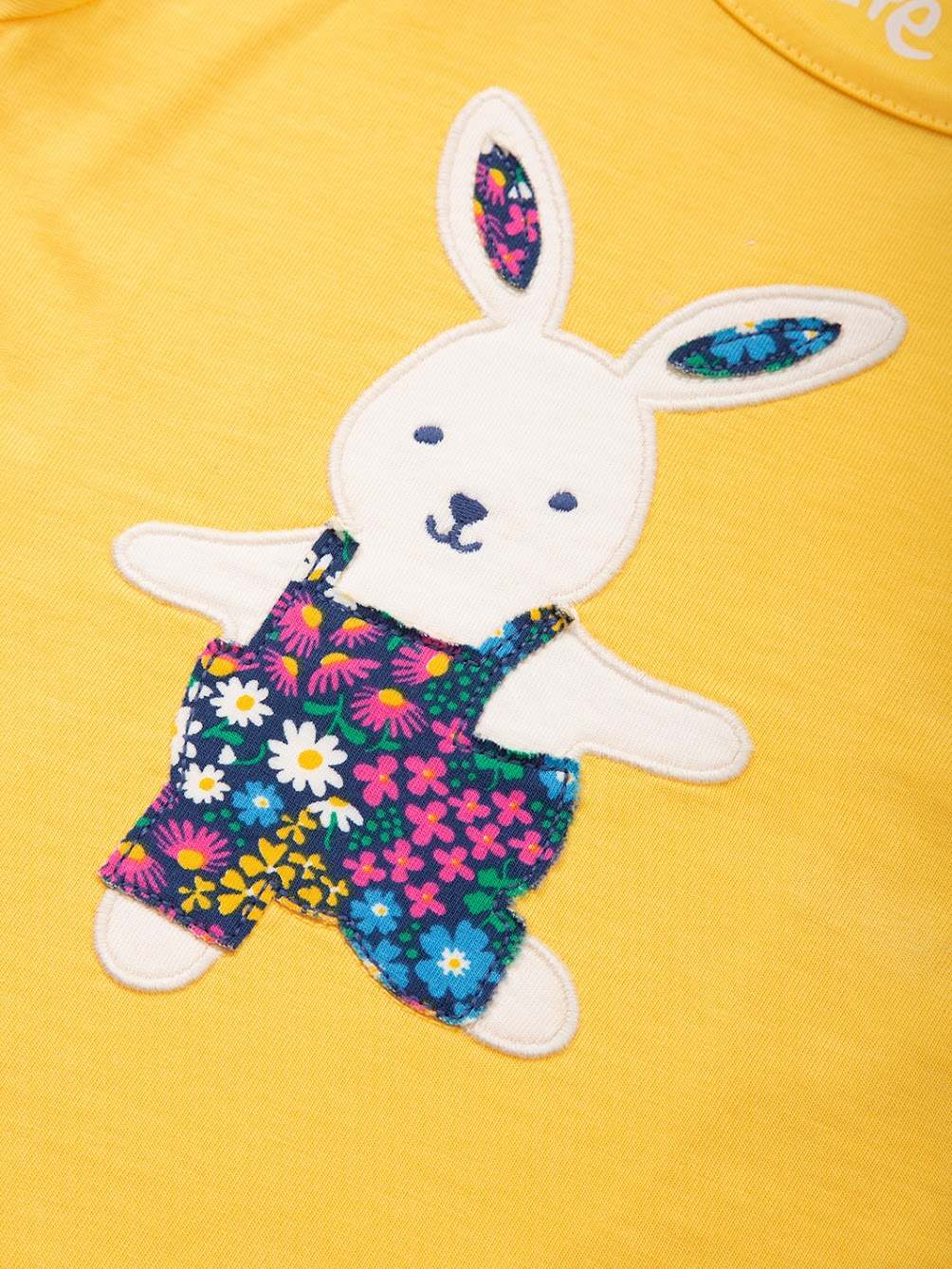 Kite Bunny Balance Infant Tunic Top 41-9025 Clothing 3-6M / Yellow,6-9M / Yellow,9-12M / Yellow,12-18M / Yellow,18-24M/2Y / Yellow