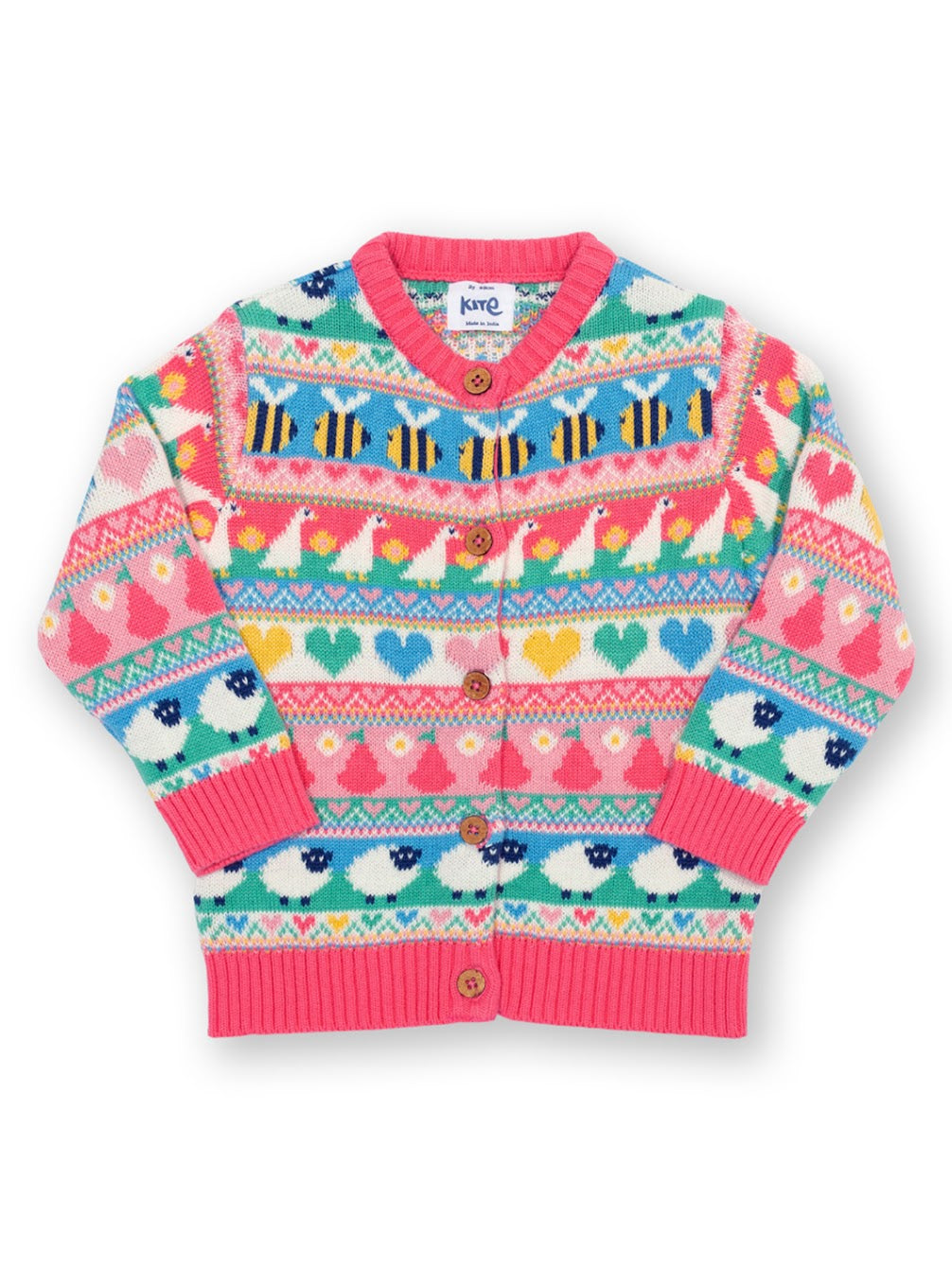 Kite Kaleidoscope Cardigan 9500 Clothing 12-18M / Multi,18-24M/2Y / Multi,3YRS / Multi,4YRS / Multi,5YRS / Multi,6YRS / Multi
