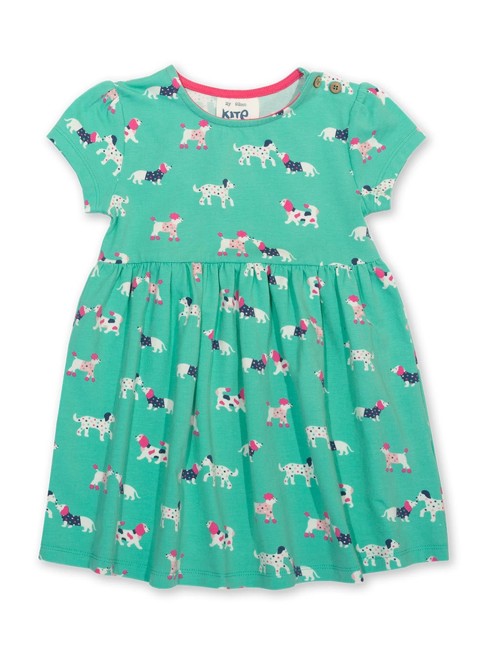 Kite Flora And Friends Infant Dress 41-9682 Clothing 3-6M / Green,6-9M / Green,9-12M / Green,12-18M / Green,18-24M/2Y / Green,3YRS / Green,4YRS / Green,5YRS / Green