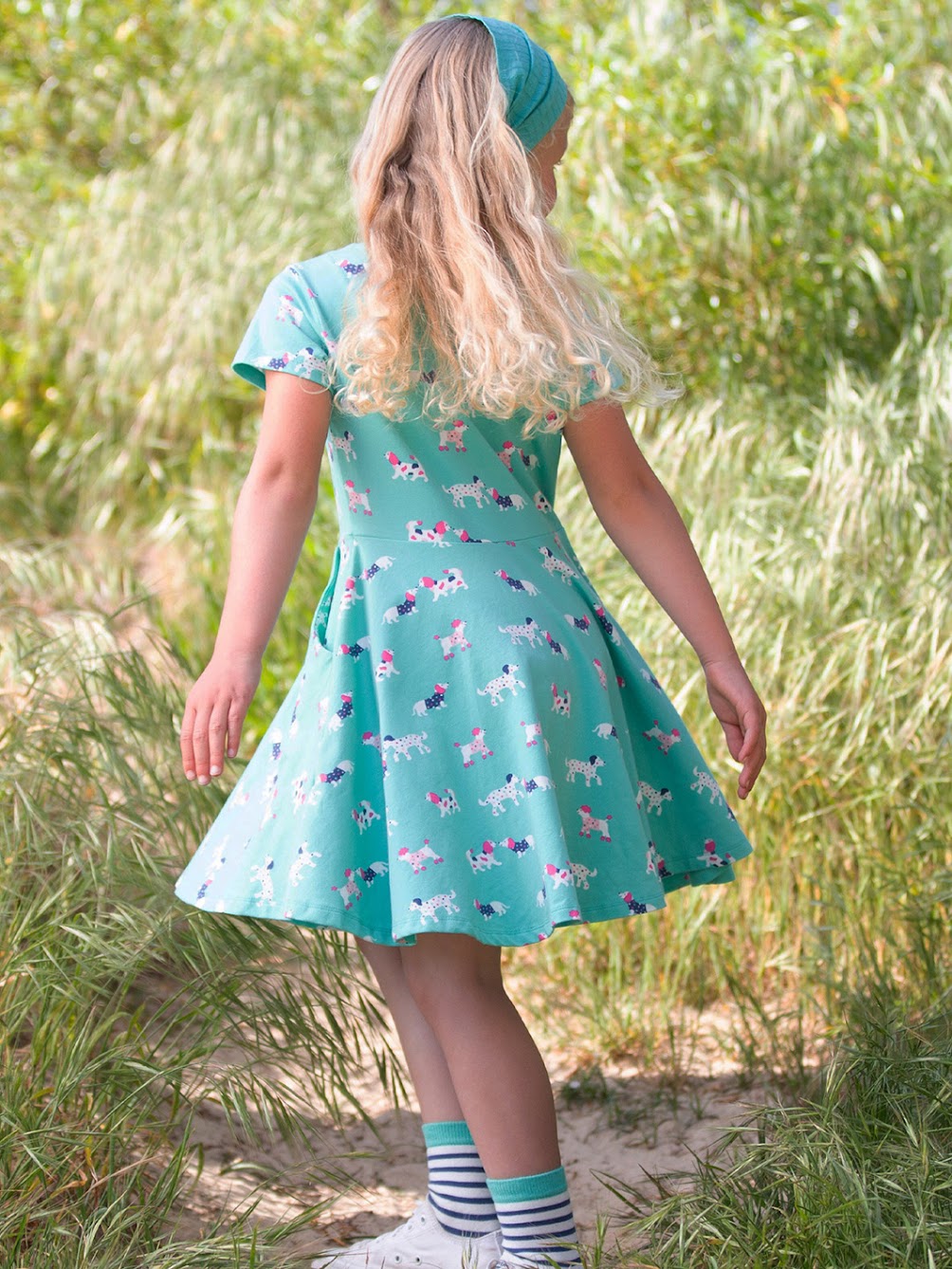 Kite Flora And Friends Skater Dress 41-9743 Clothing 3YRS / Green,4YRS / Green,5YRS / Green,6YRS / Green,7YRS / Green,8YRS / Green,9YRS / Green,10-11YRS / Green