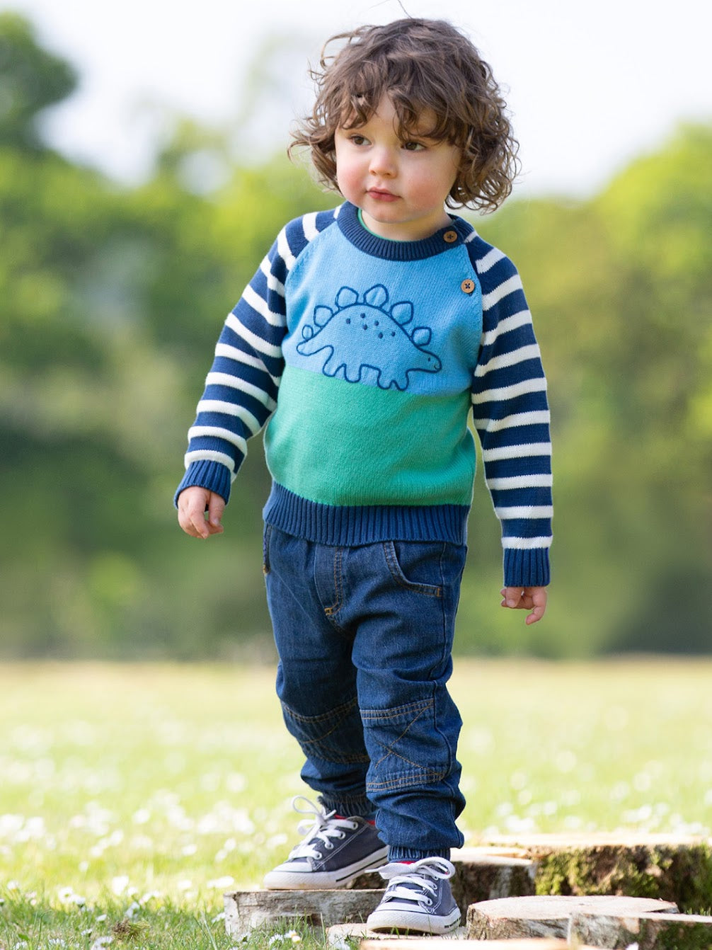 Kite Infant Steggie Stomp Sweater 9824 Clothing 6-9M / Blue,9-12M / Blue,12-18M / Blue,18-24M/2Y / Blue,3YRS / Blue,4YRS / Blue,5YRS / Blue