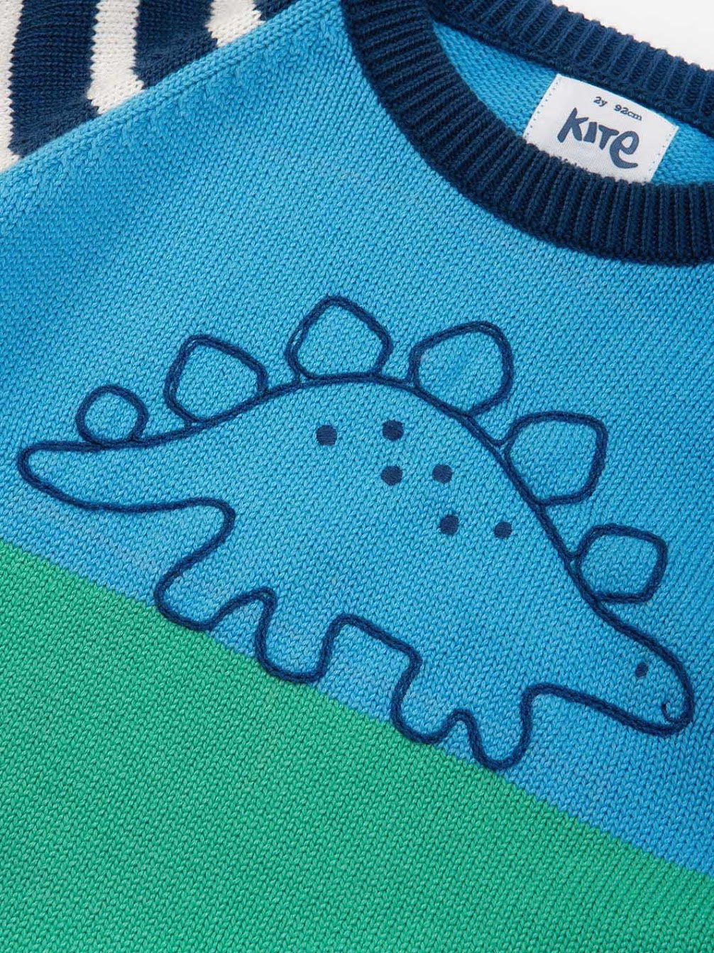 Kite Infant Steggie Stomp Sweater 9824 Clothing 6-9M / Blue,9-12M / Blue,12-18M / Blue,18-24M/2Y / Blue,3YRS / Blue,4YRS / Blue,5YRS / Blue