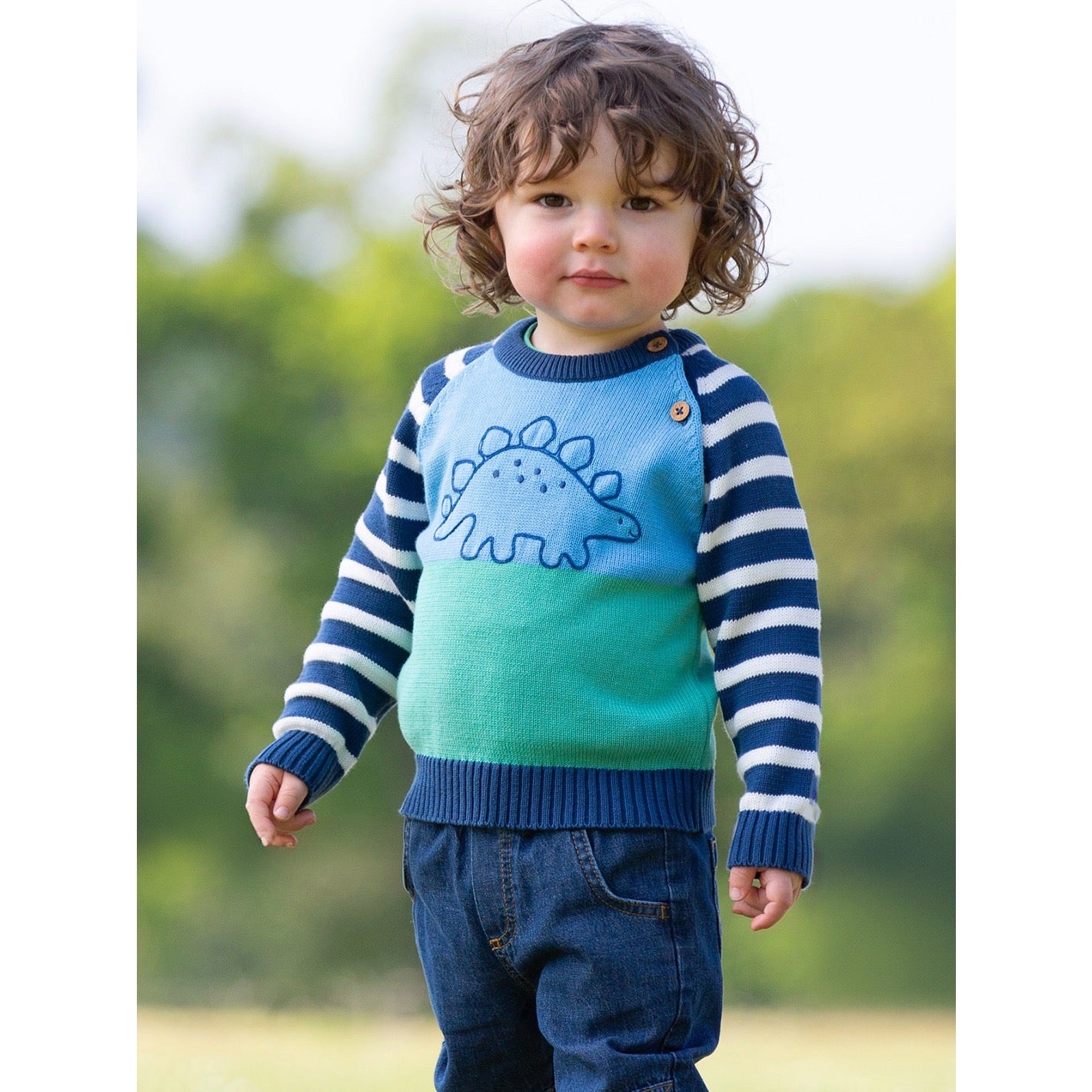 Kite Infant Steggie Stomp Sweater 9824 Clothing 6-9M / Blue,9-12M / Blue,12-18M / Blue,18-24M/2Y / Blue,3YRS / Blue,4YRS / Blue,5YRS / Blue